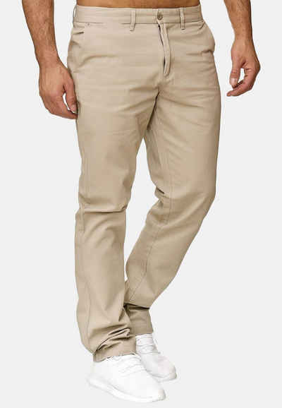 Egomaxx Chinohose »Chino Hose Jeans Stof D.S. Flavour« (1-tlg) 688 in Sand