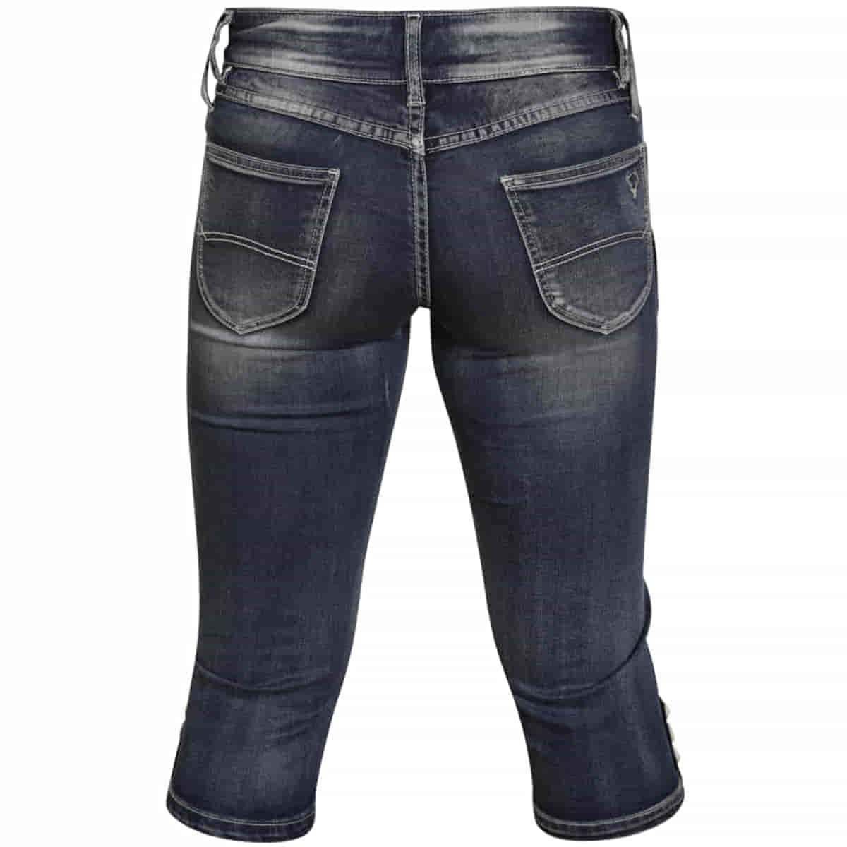 MarJo Trachtenjeans Trachtenjeans Franziska Kniebund blau – Bild 2 von 2
