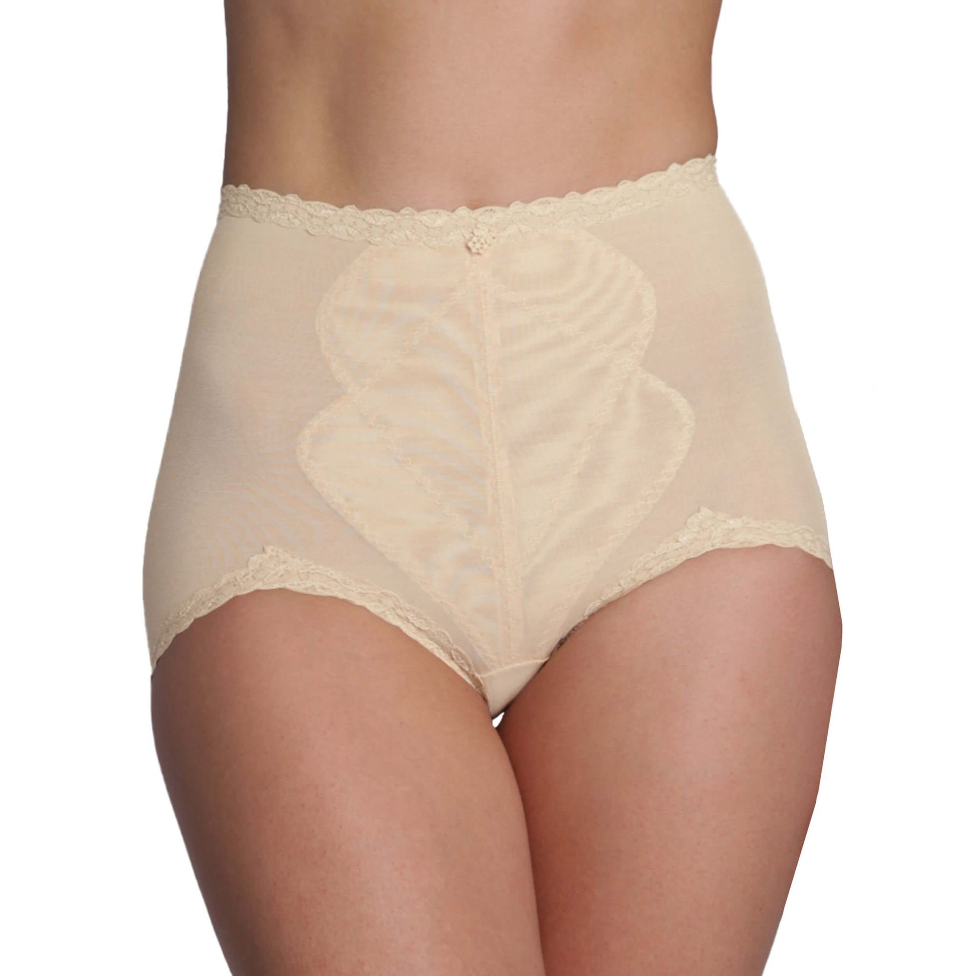 Miss Perfect Miederhose 8777 Figurformender Bauchweg Slip aus extraleichtem Feintüll