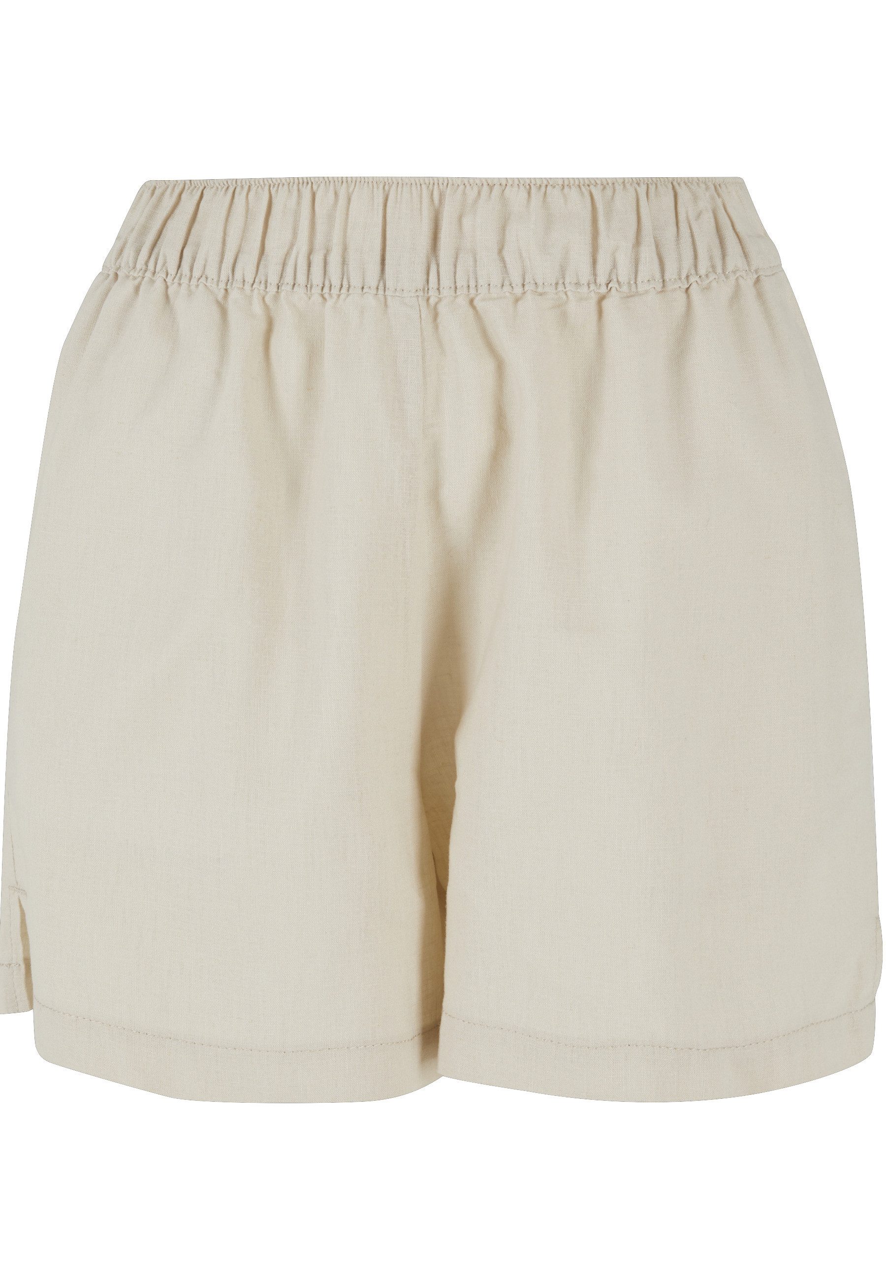 URBAN CLASSICS Shorts Urban Classics Damen Ladies Linen Mixed Boxer Shorts (1-tlg)