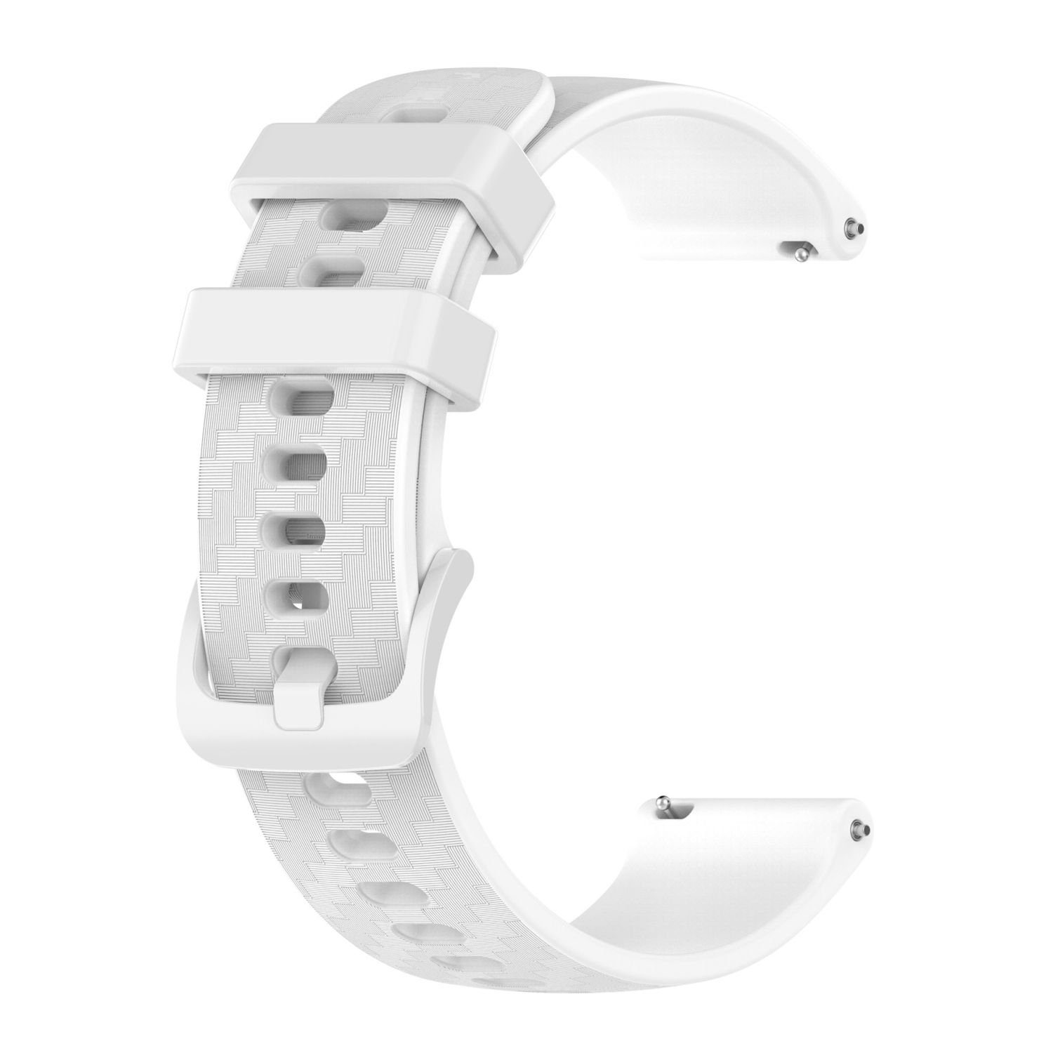 König Design Smartwatch-Armband Garmin Forerunner 645 Music 20mm, Armband  für Garmin Forerunner 645 Music 20mm - Uhrenarmband Ersatz Armband Band  Loop Weiß