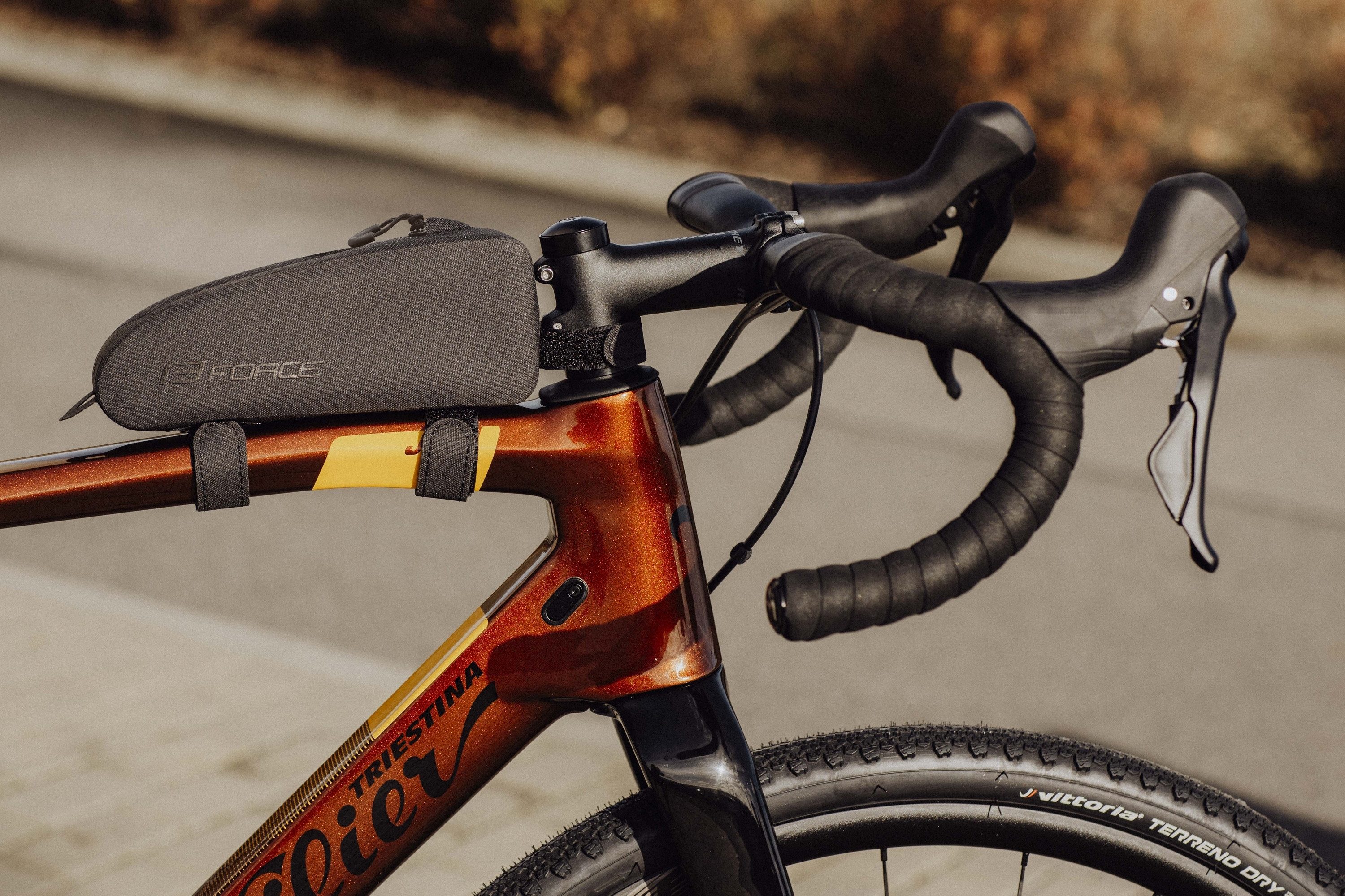 FORCE Fahrradtasche Force Tasche auf Rahmen Ricket schwarz