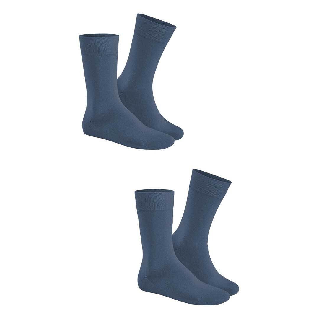 Doppelpack ONLY Marine-mel. Herren Hudson Klassische 2-PACK (2-Paar) im 0387 Socken Basicsocken