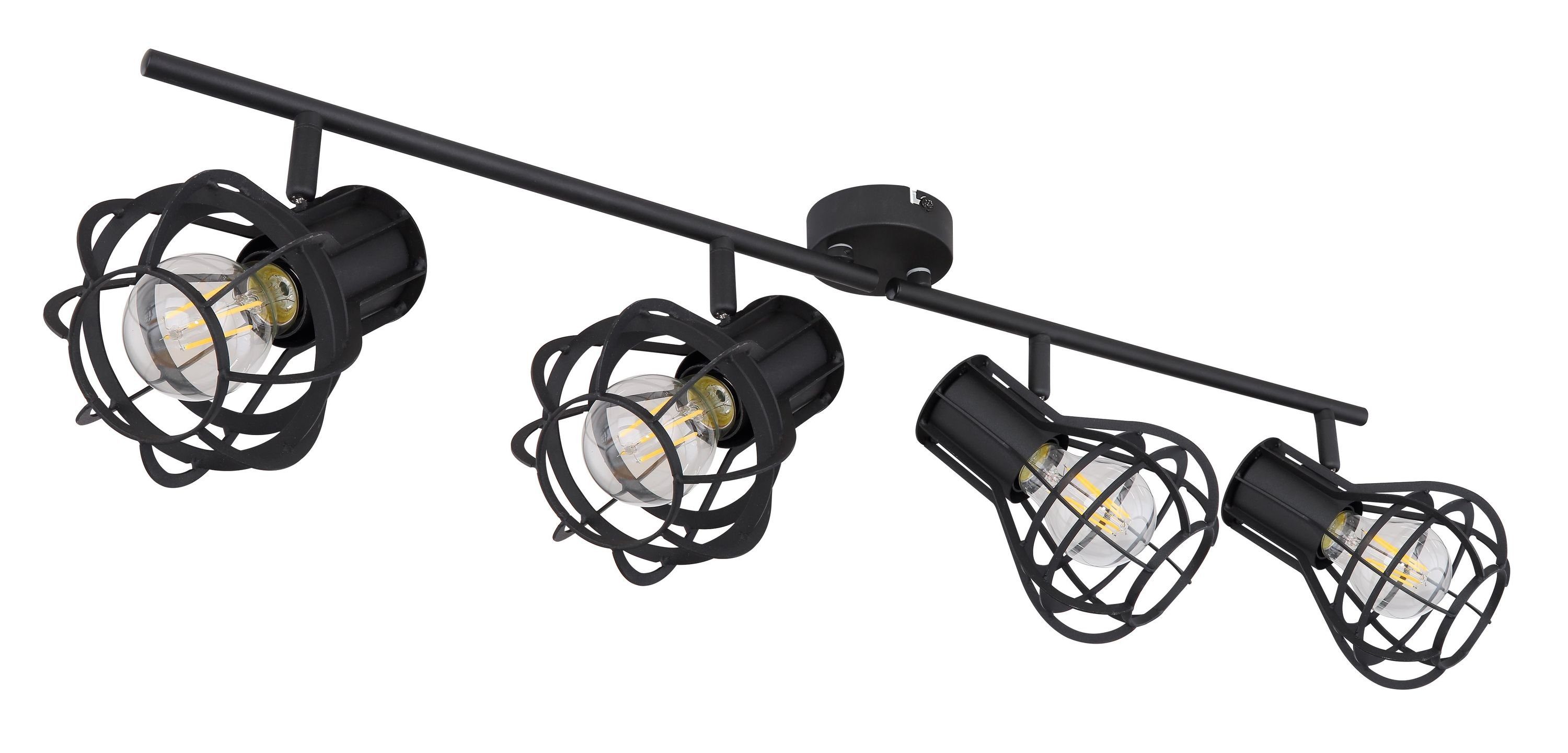 GLOBO LIGHTING Deckenspot GLOBO Lighting Wand-/Deckenspot CLASTRA LBH 70x13x22.50 cm schwarz