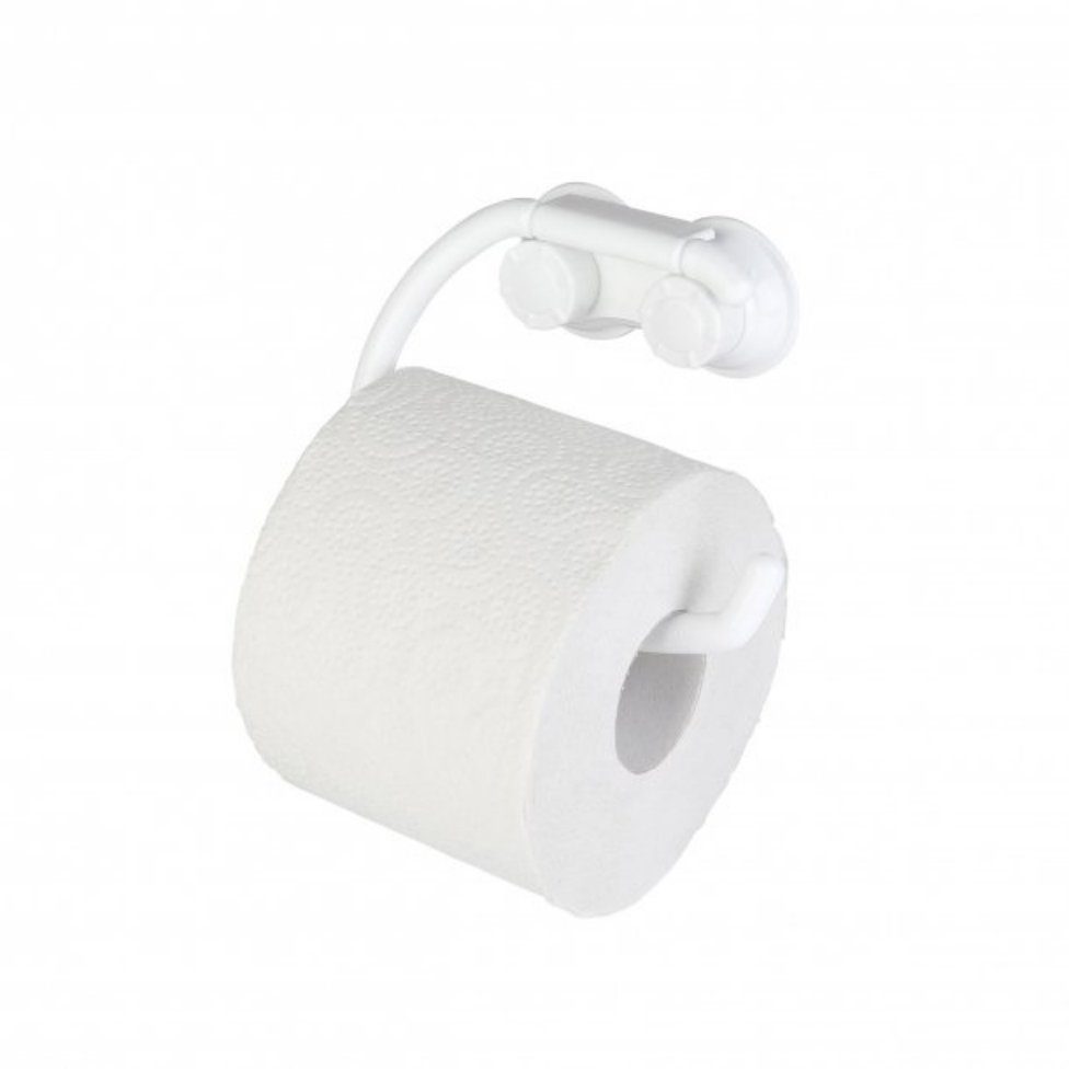 axentia Toilettenpapierhalter WC-Papierhalter, Kunststoff, weiß 291247 (1-S günstig online kaufen