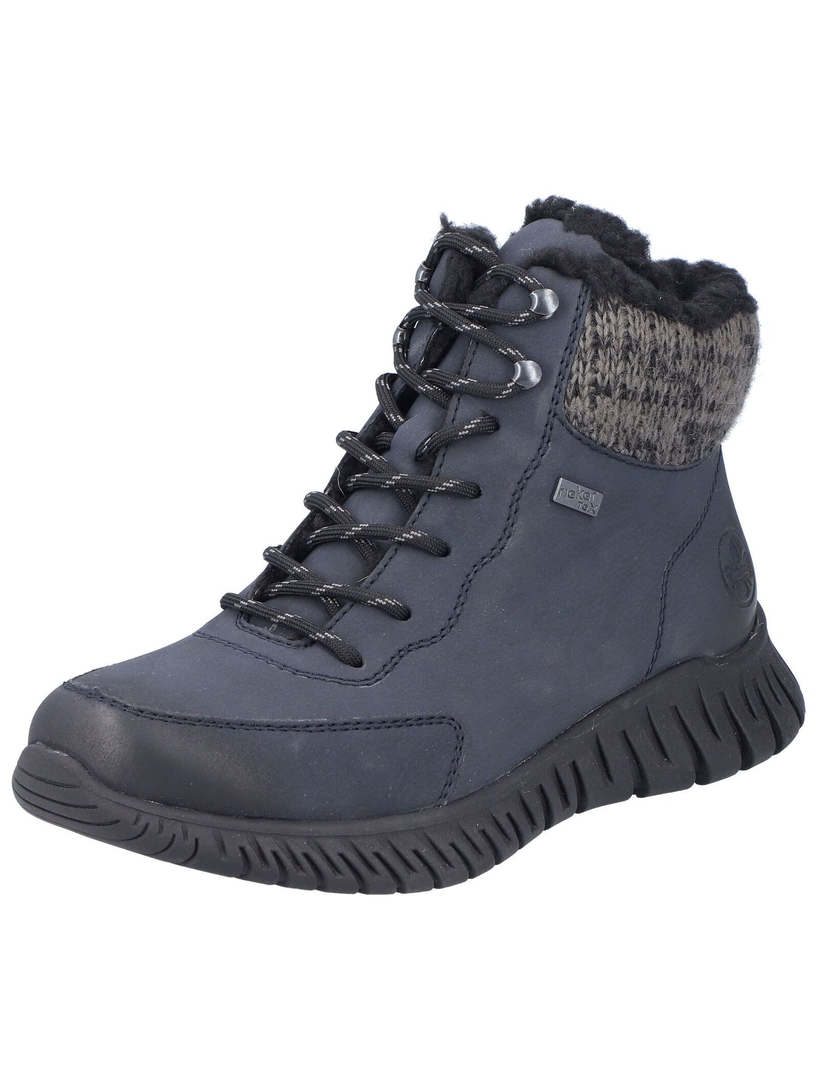 Rieker Stiefelette Lederimitat Schnürstiefelette günstig online kaufen