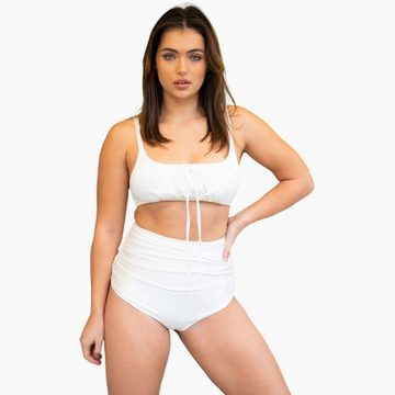 Lunalae Panty Lunalae Shorts High Waist Izzy Weiß XL (1-St) Sport Bekleidung für Frauen