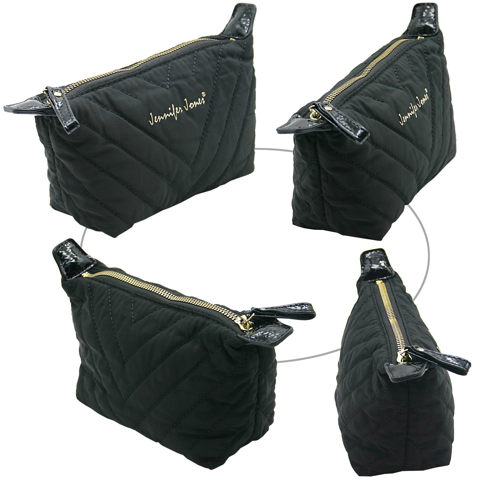 J JONES JENNIFER JONES Kosmetiktasche - Beautycase - Kulturtasche - Schminktasche, 2 Größen, praktisches Design