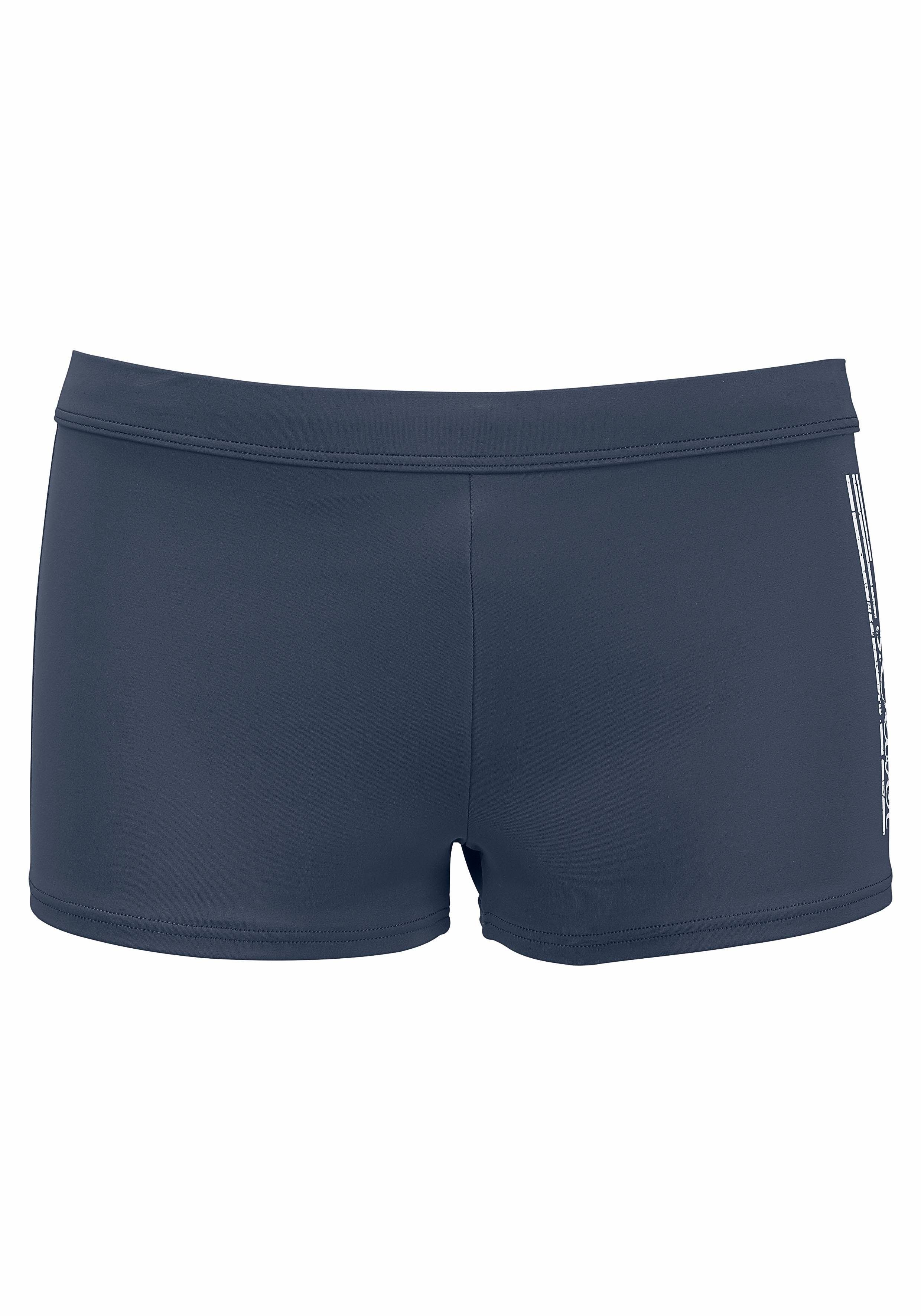 s.Oliver Boxer-Badehose mit Logoschriftzug im coolen Used-Look – Bild 2 von 5