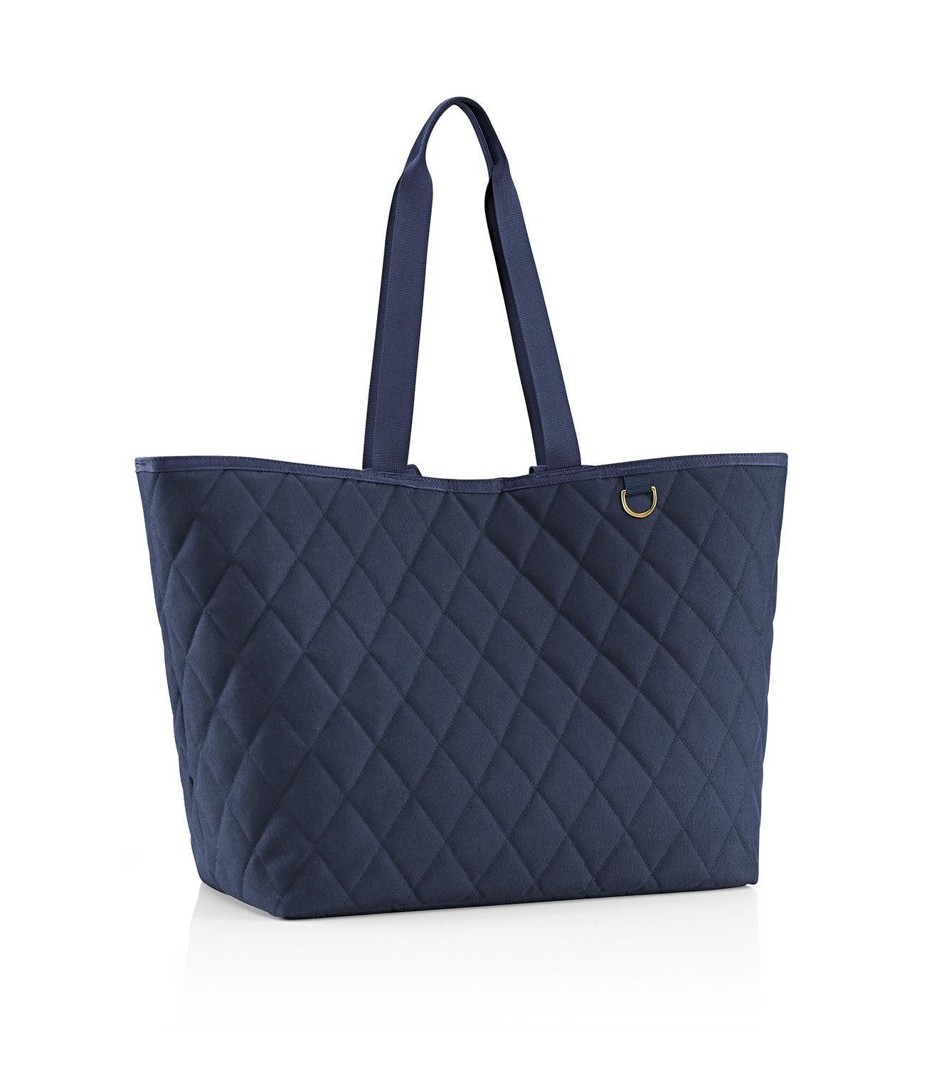 REISENTHEL® Tragetasche CLASSIC SHOPPER XL, Dunkelblau, Goldgelb, 26 Liter