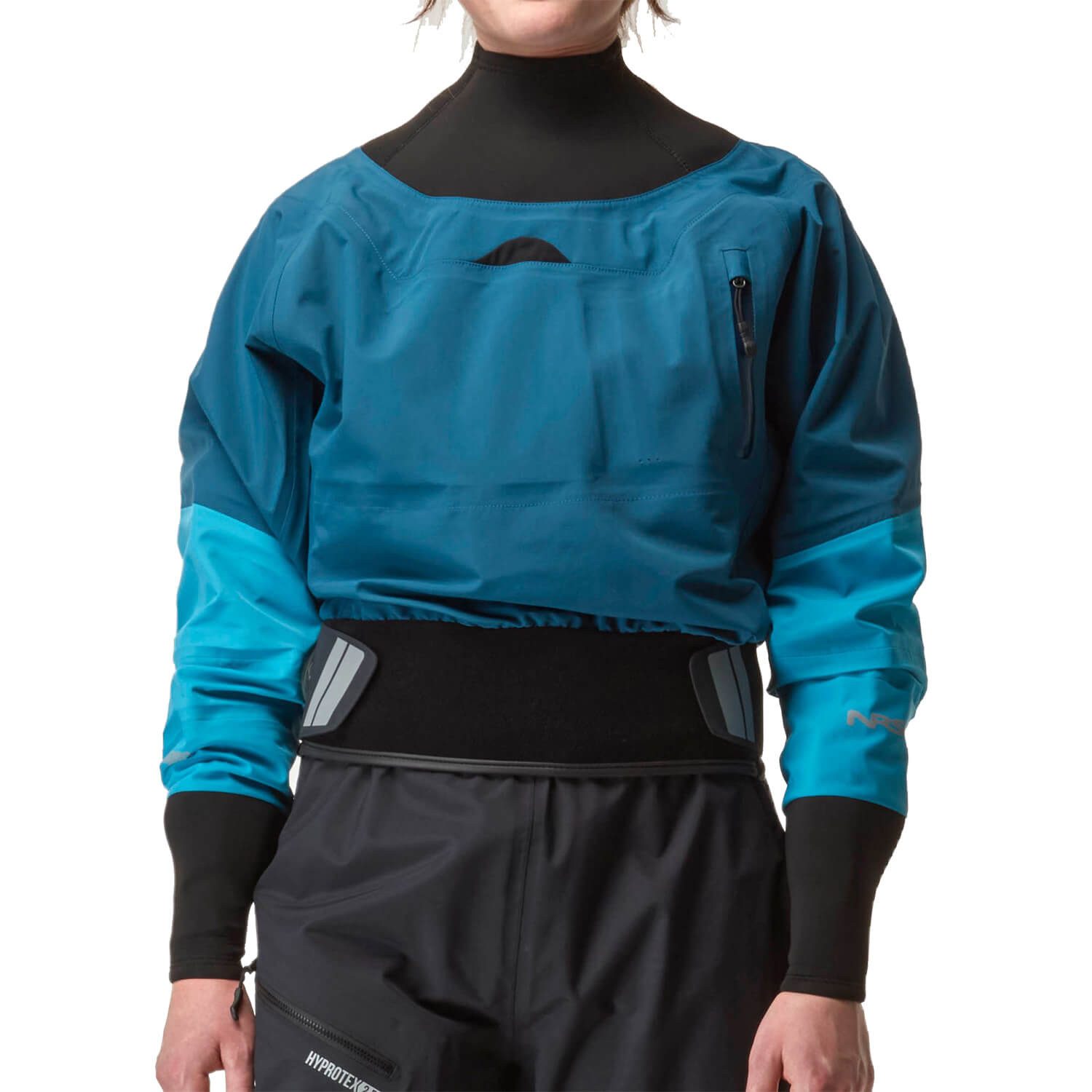 NRS Outdoorjacke NRS Dry Top Flux Trockenjacke Blau Damen