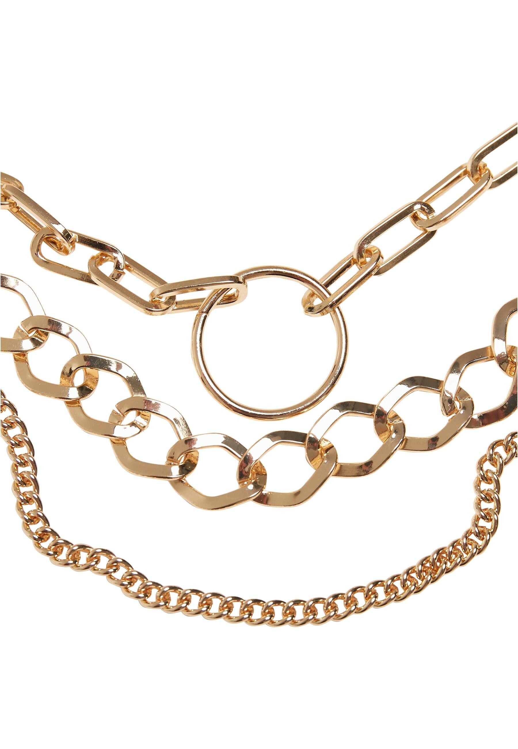 URBAN CLASSICS Edelstahlkette Urban Classics Unisex Ring Layering Necklace günstig online kaufen