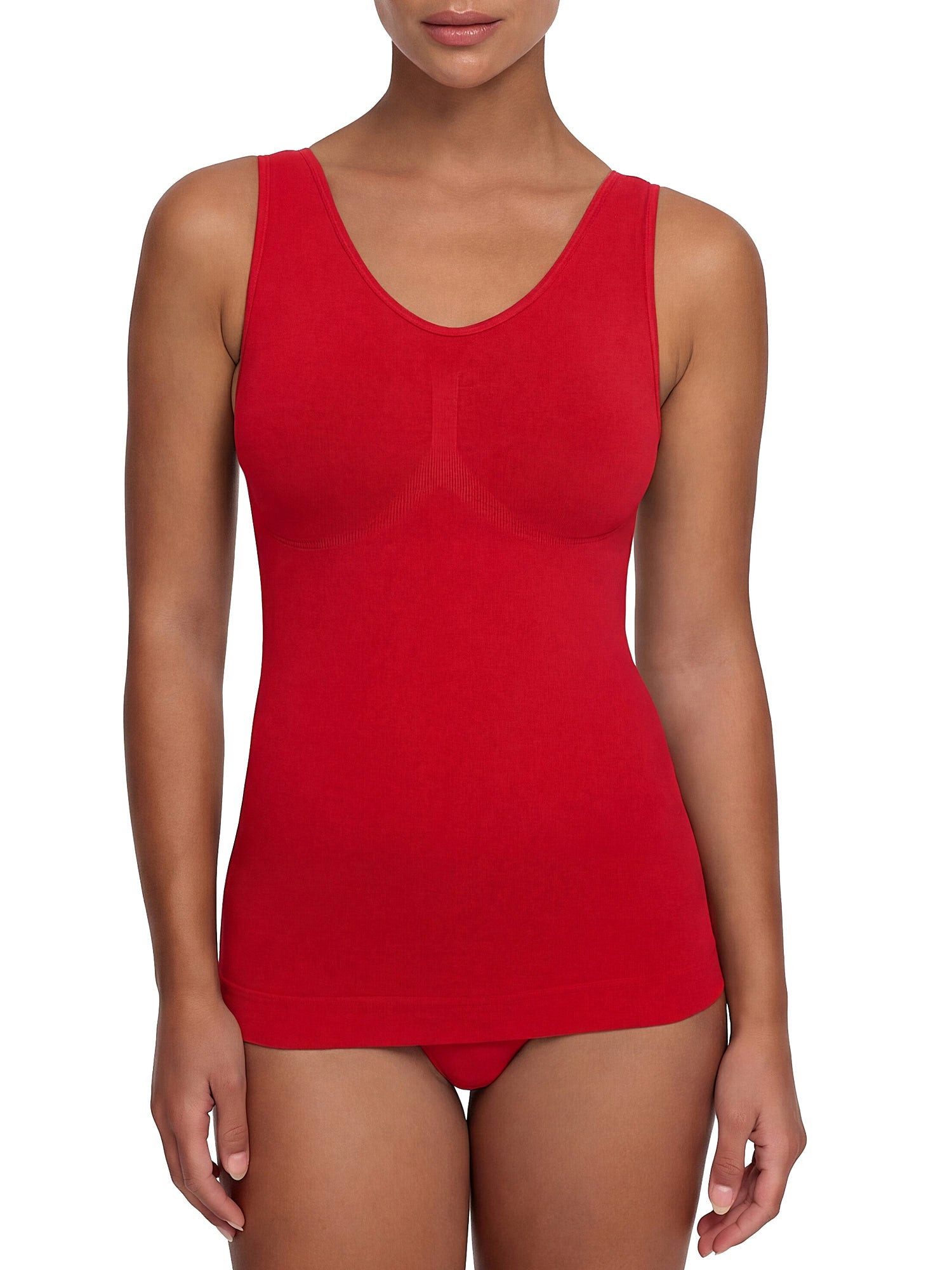 cfab by creamy fabrics Shapingtop Shaping Unterhemd-Fire Red-XS (1-tlg)