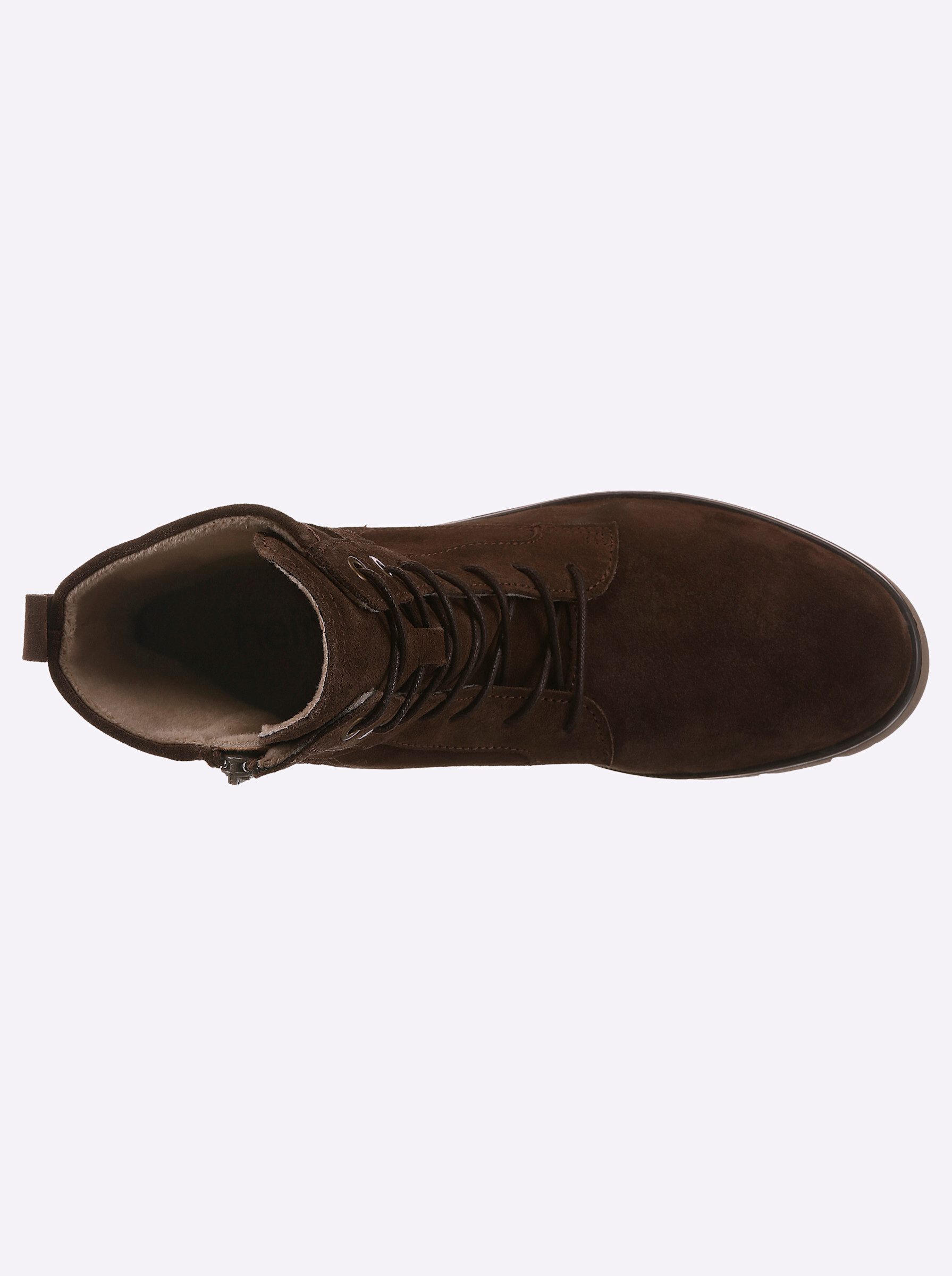 heine Schnürstiefelette Stiefelette Wechselfußbett, Federleicht