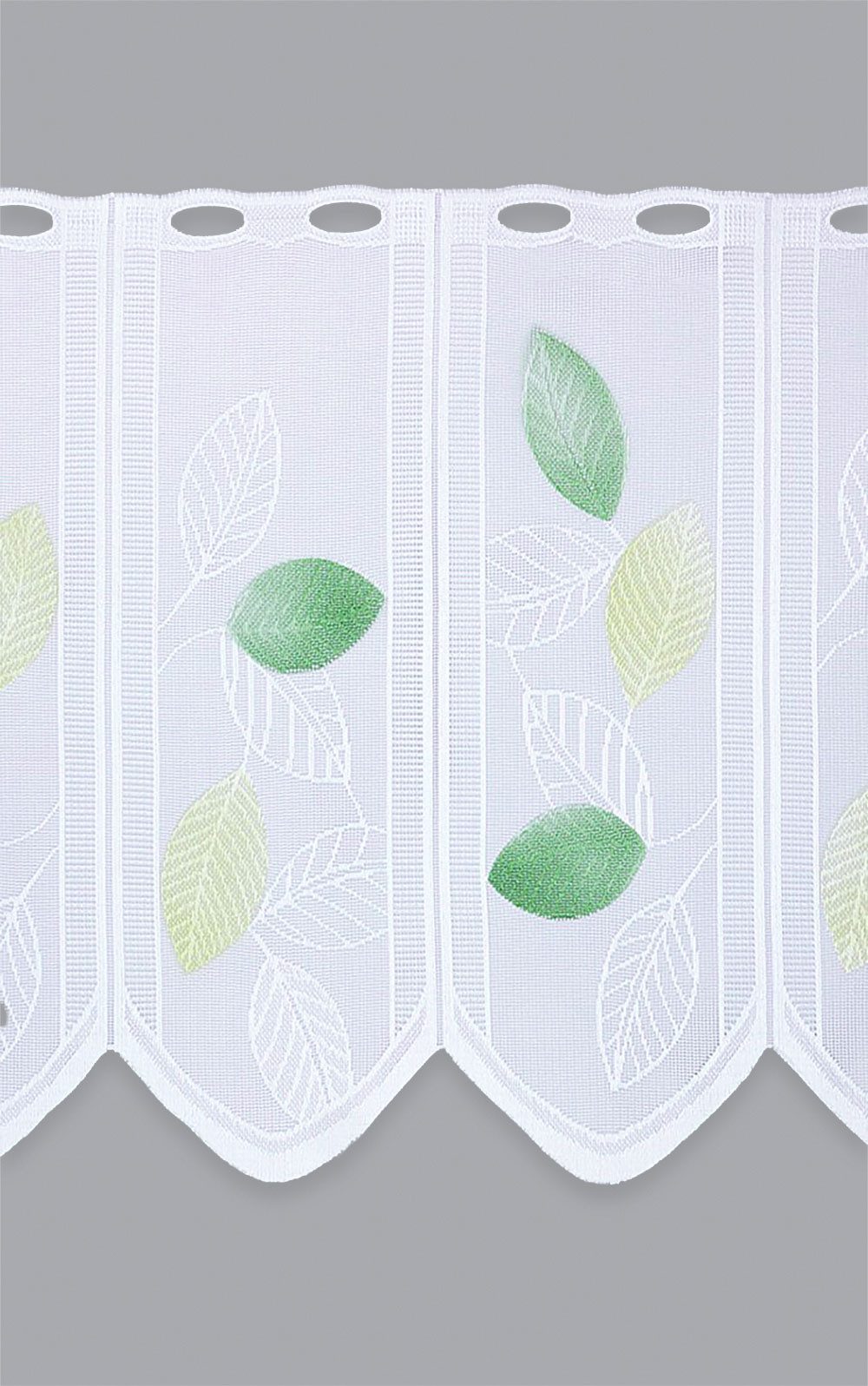 LYSEL® Scheibengardine Laubblätter (1 St), transparent, HxB 45x45cm