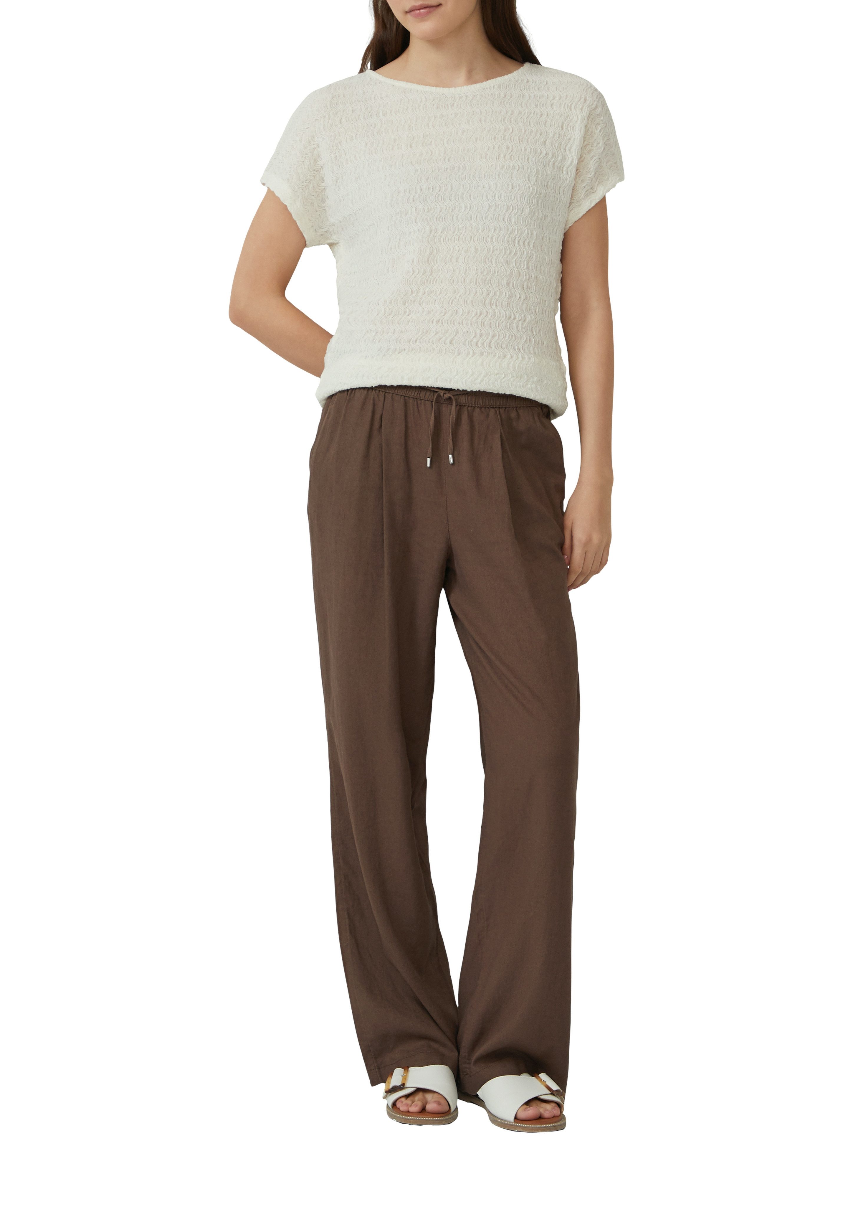 s.Oliver T-Shirt in Struktur-Optik günstig online kaufen