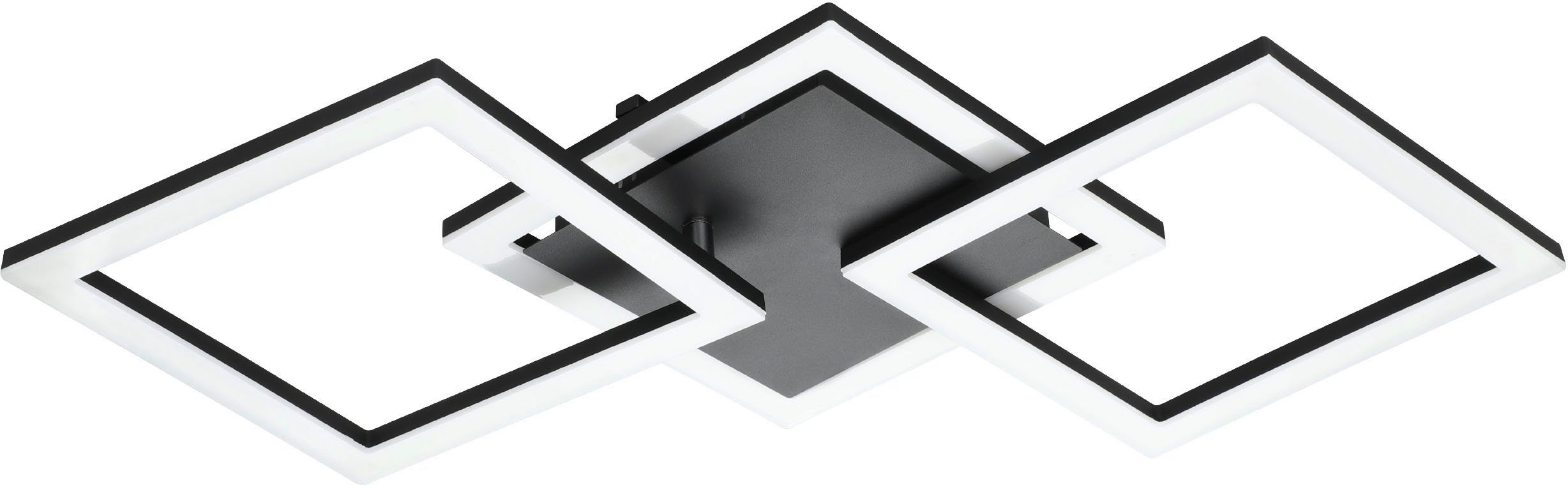 EGLO Deckenleuchte PARANDAY-Z Deckenlampe schwarz, verstellbar, günstig online kaufen