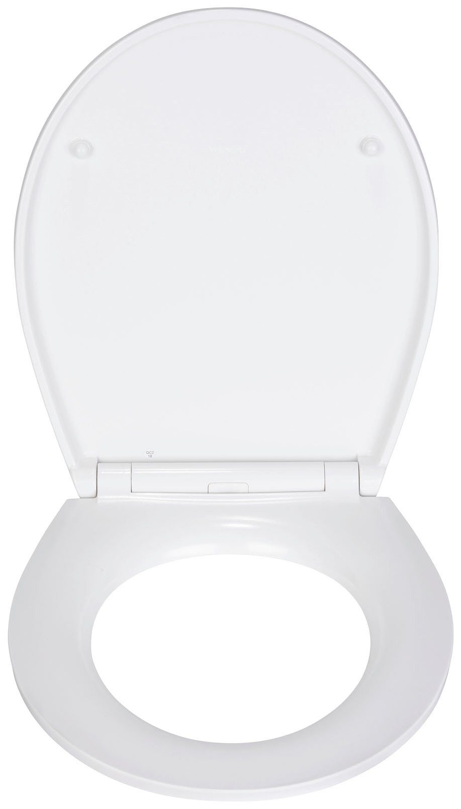 WENKO WC-Sitz Slate Rock, mit Relief, aus antibakteriellem Duroplast