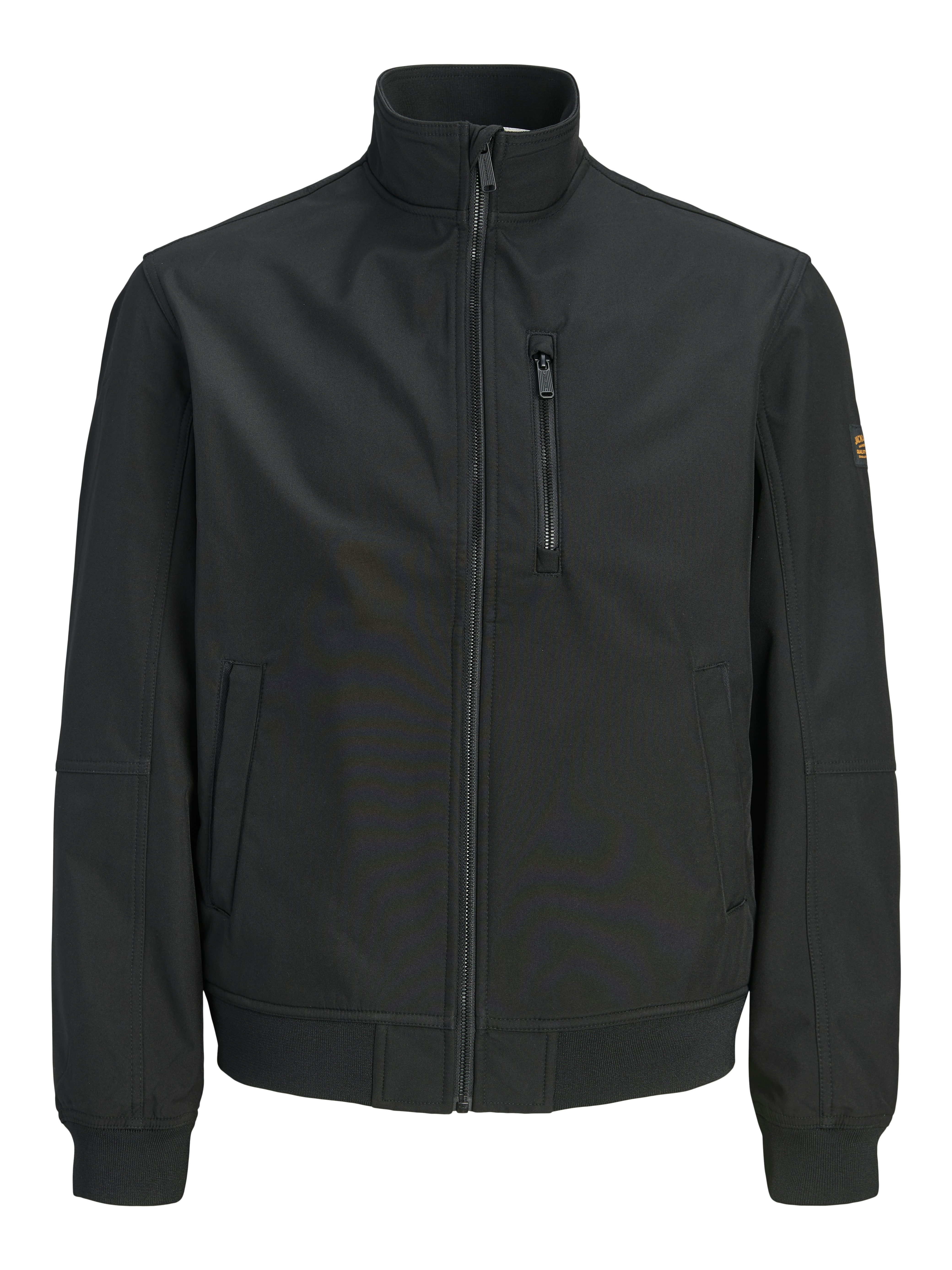 Jack & Jones Softshelljacke JJELIAM SOFTSHELL BOMBER NOOS Kunstfaser, regular fit
