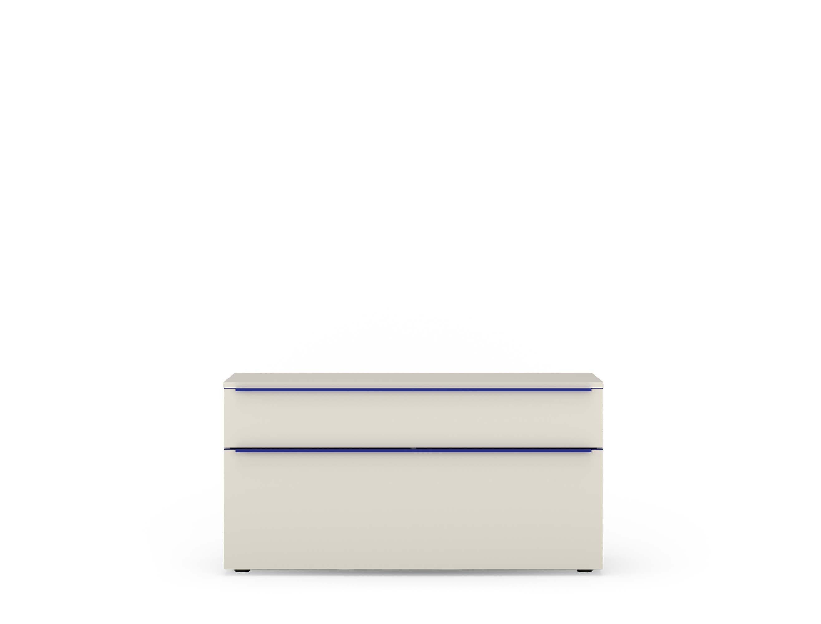 TOM TAILOR HOME Sideboard COLOR PUZZLE Low cabinet 03 - 1S 1K, farbige Griffe u. Füße, Breite 1100 mm – Stauraum mit besonderen Farbkick