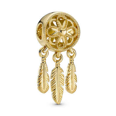 Pandora Bead Dreamcatcher 14k gold-plated charm
