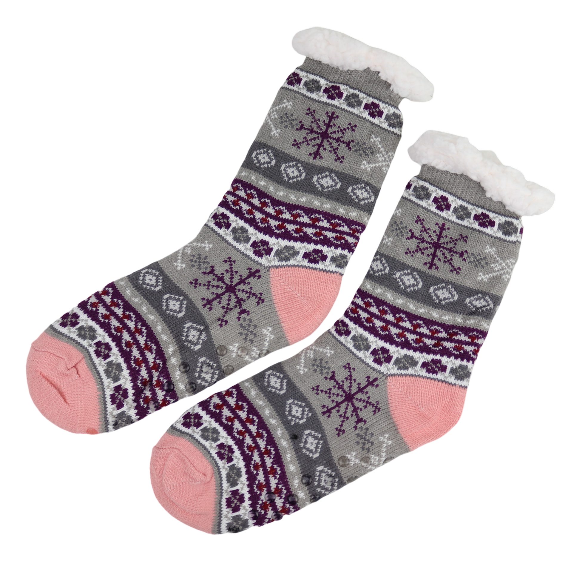 Ralph Ruthe Kuschelsocken Rentier Rudi - Flauschige Stoppersocken Schwarz