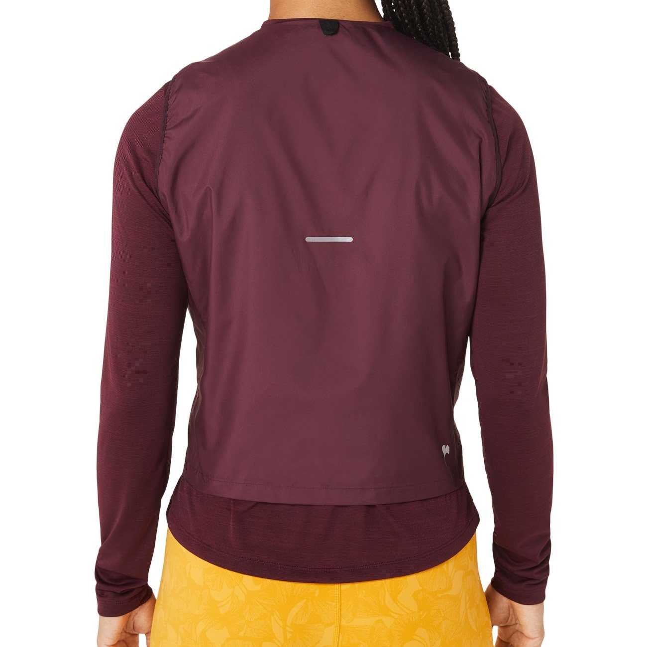 Asics Funktionsjacke Asics Runkoyo Padded Vest Damen Deep Mars