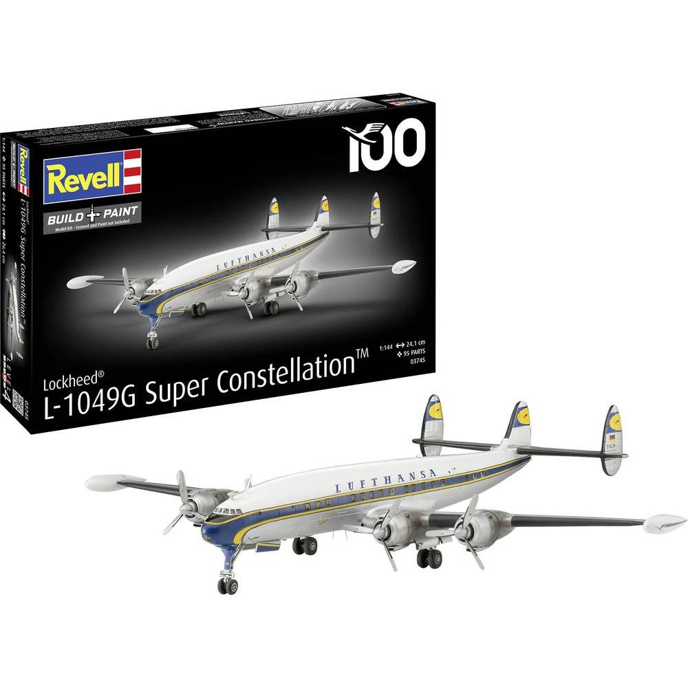 Revell® Modellbausatz 03745 Lockheed L-1049G Super Constellation Flugmodell Bausatz 1:144