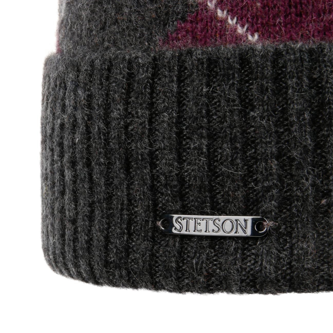 Stetson Beanie (1-St) Strickmütze mit Umschlag