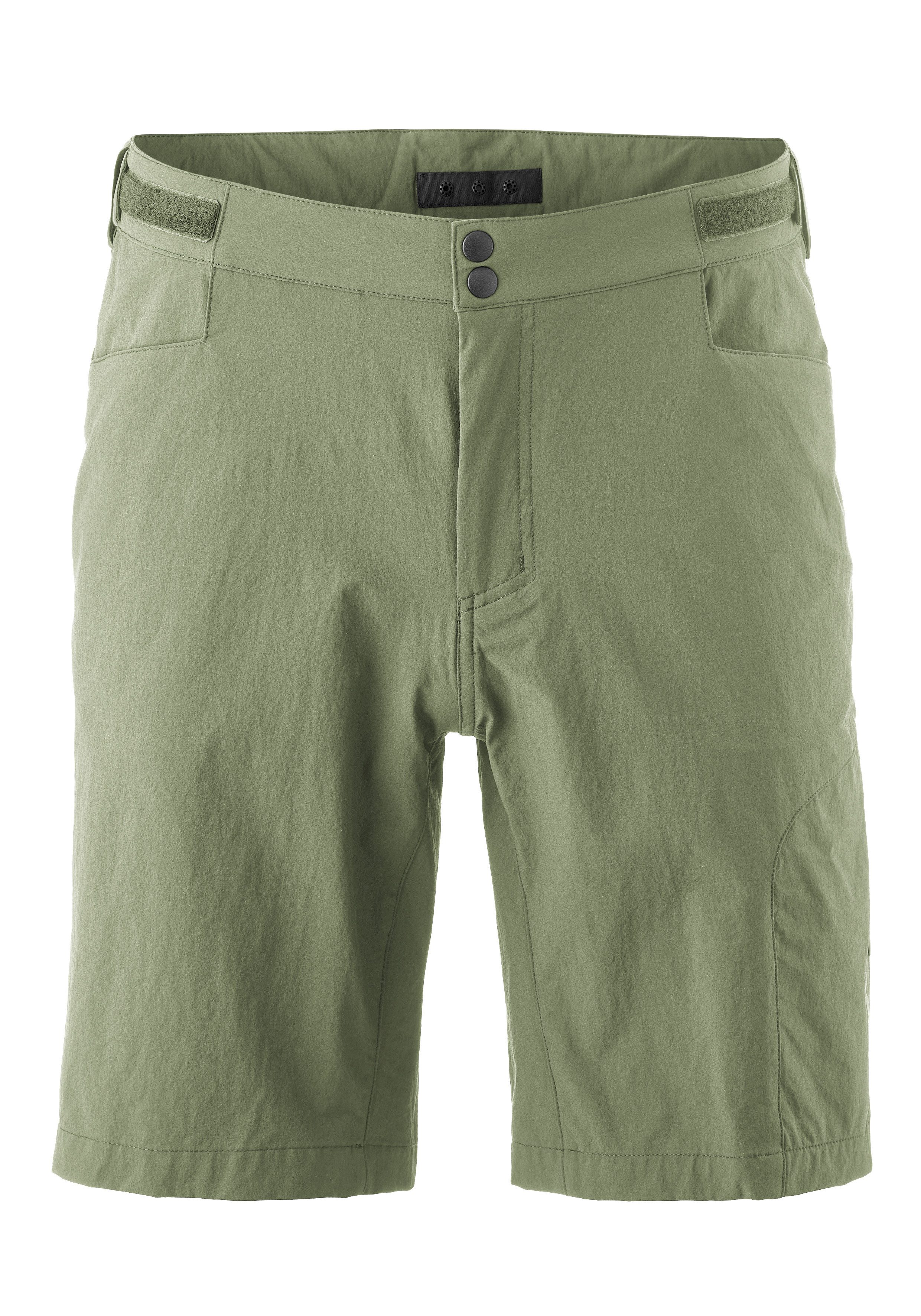 Gonso Fahrradhose Adventure Shorts M Herren Radhose mit einknöpfbarer Radunterhose mit Sitzpolster