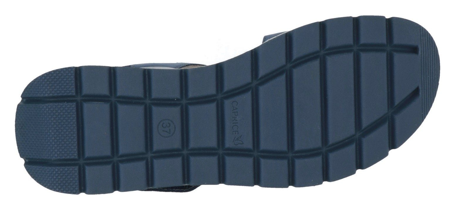 Sandale profilierter Laufsohle mit Caprice jeansblau