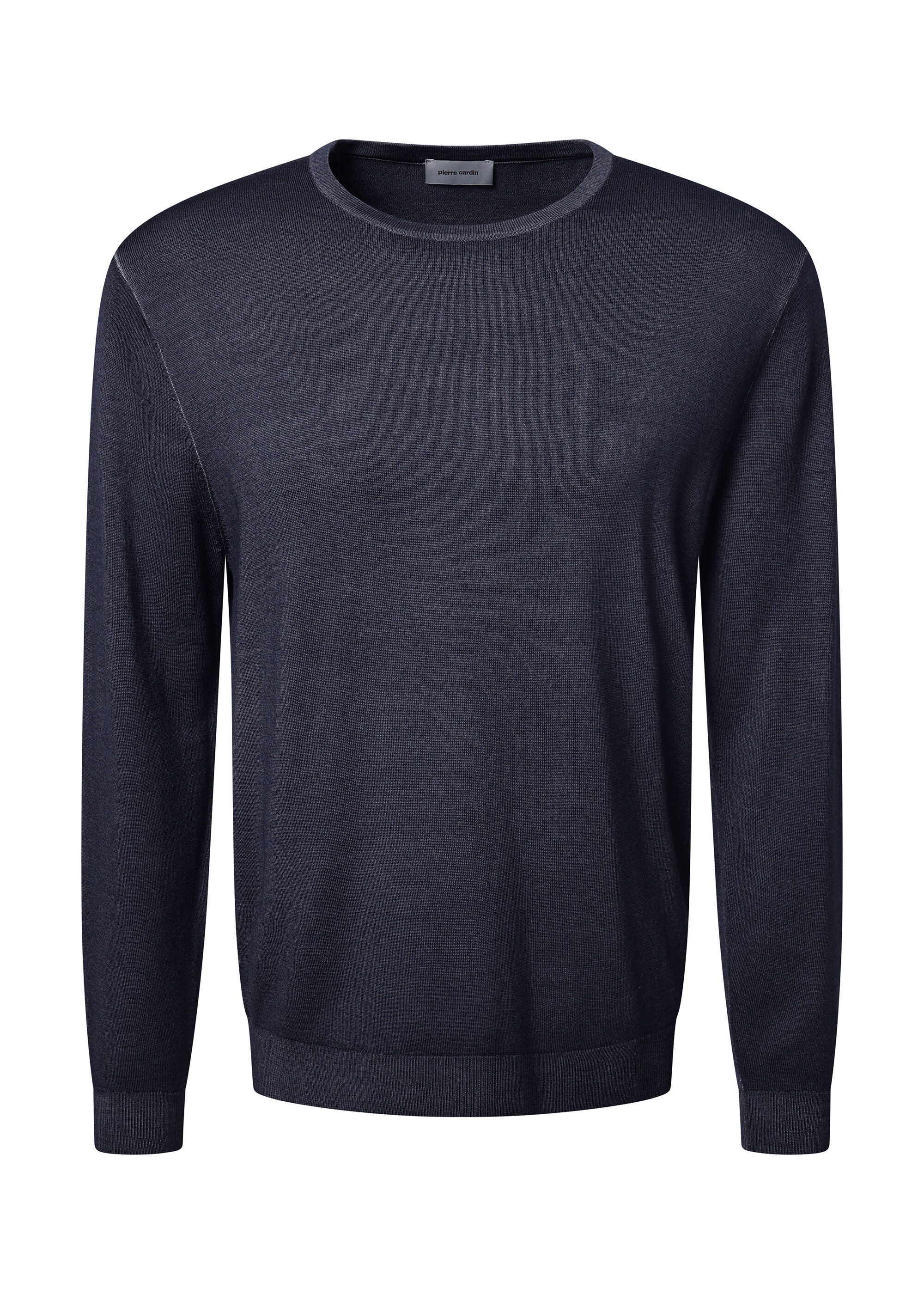 Pierre Cardin Rundhalspullover mit Rundhalsausschnitt günstig online kaufen
