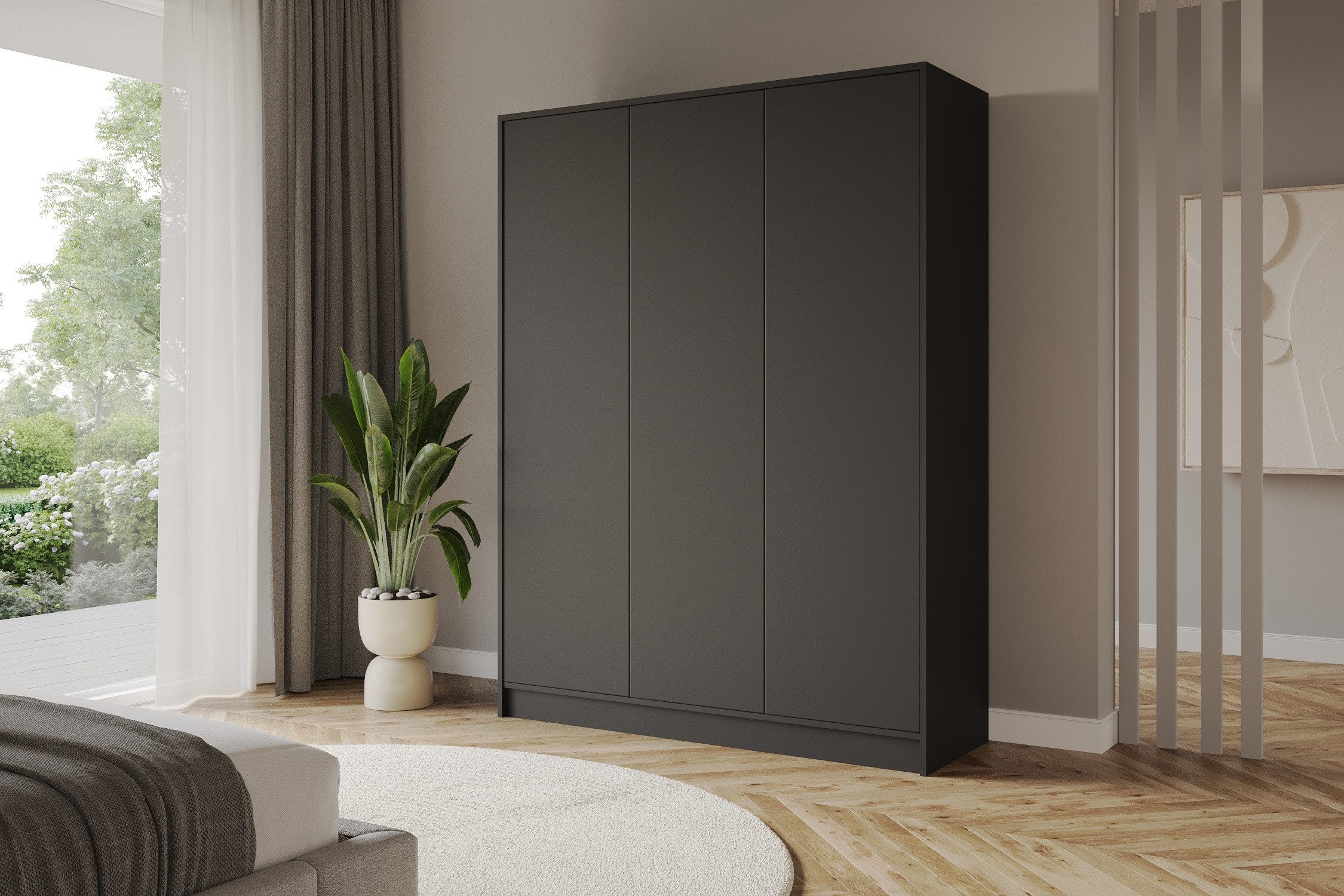 ALTDECOR Drehtürenschrank GELE (Kleiderschrank Garderobenschrank mit viel Stauraum, Moderner Schrank) – Bild 5 von 5