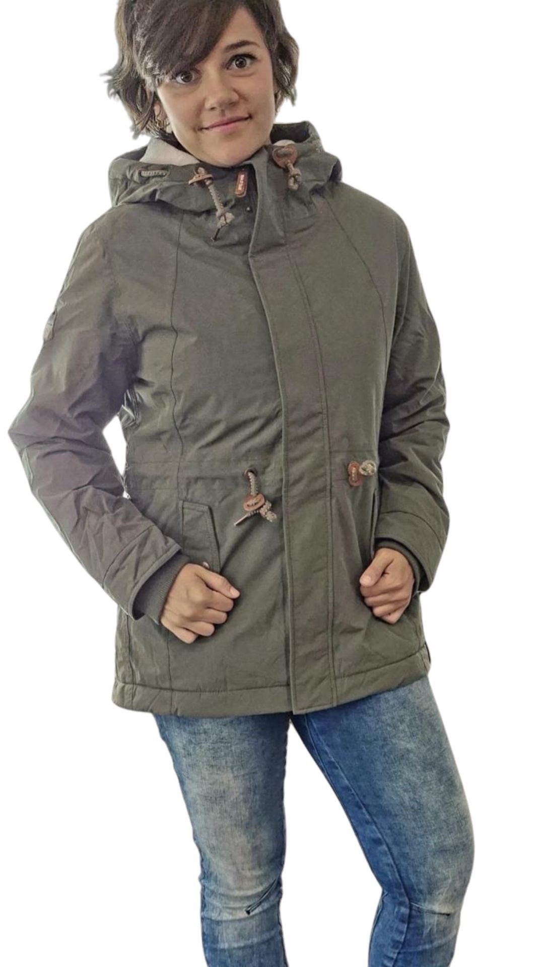 BLUE FLAME Funktionsjacke 66-723 Blue Flame, Funktions-Long-Jacke im Parka-Style Jacke fällt klein aus, bitte eine Gr. größer bestellen