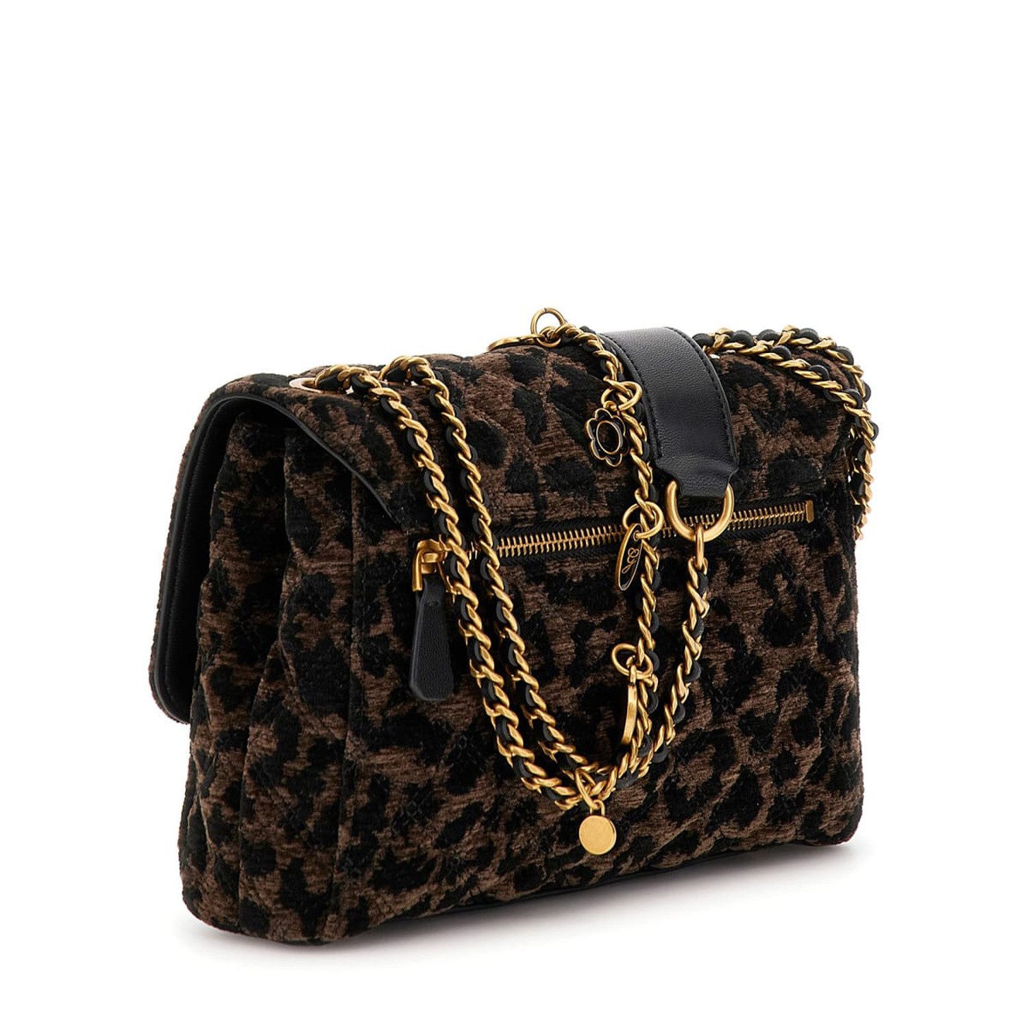 Guess Umhängetasche GUESS Schultertasche Giully II Dark Leo (1, 1-tlg., 1) günstig online kaufen