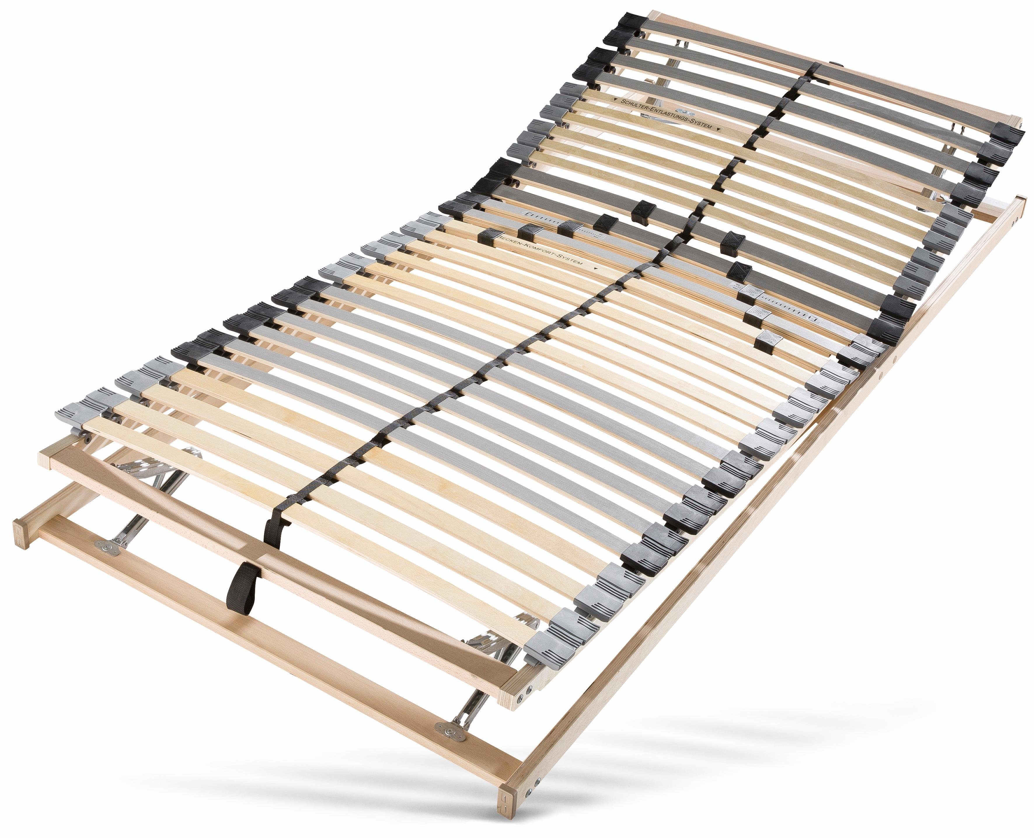 Lattenrost Optima LR-KF, Beco, Kopfteil manuell verstellbar, Fußteil manuell verstellbar, Kopf- und Fußteil sowie Härte einstellbar