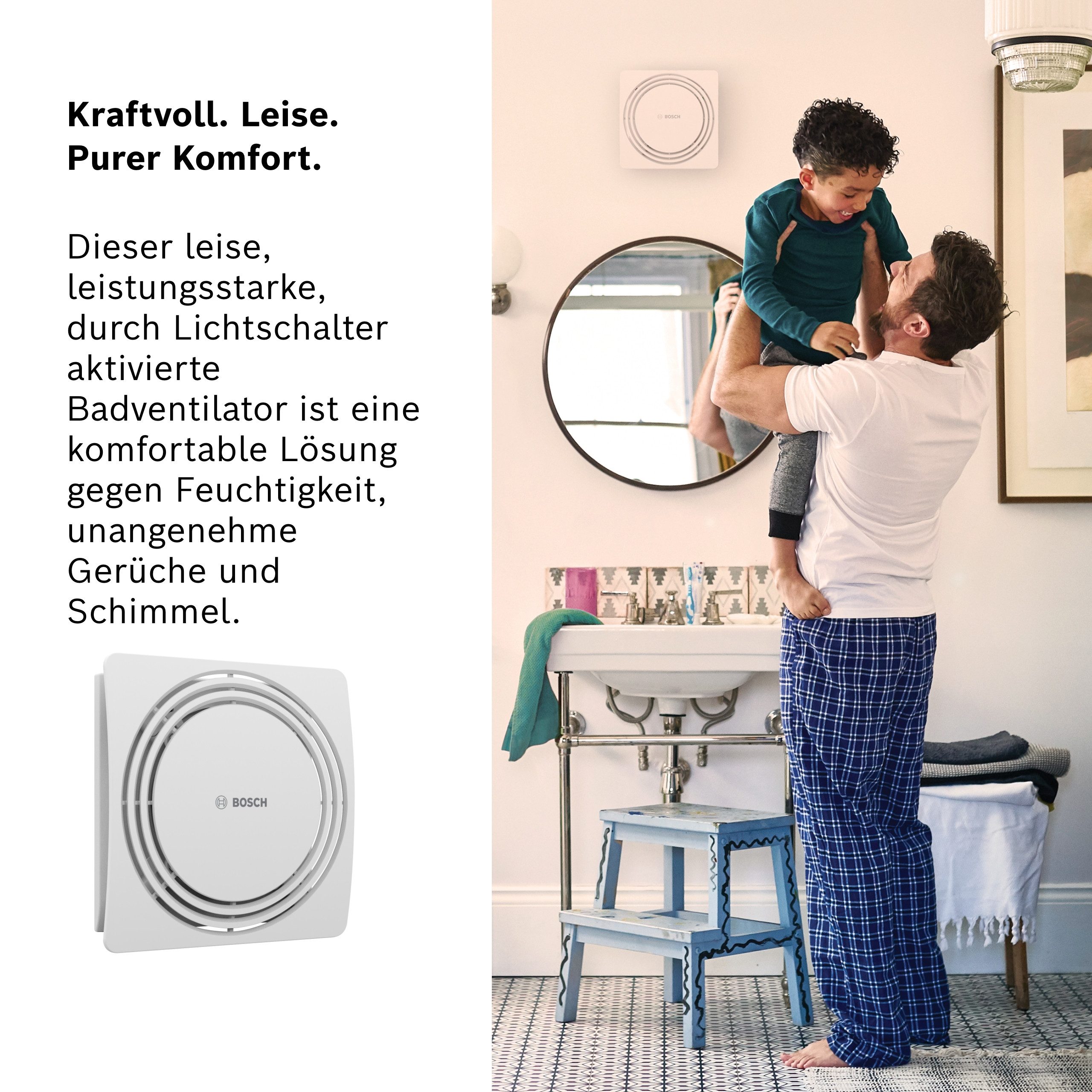BOSCH Wandventilator Leiser Badlüfter 1900 günstig online kaufen