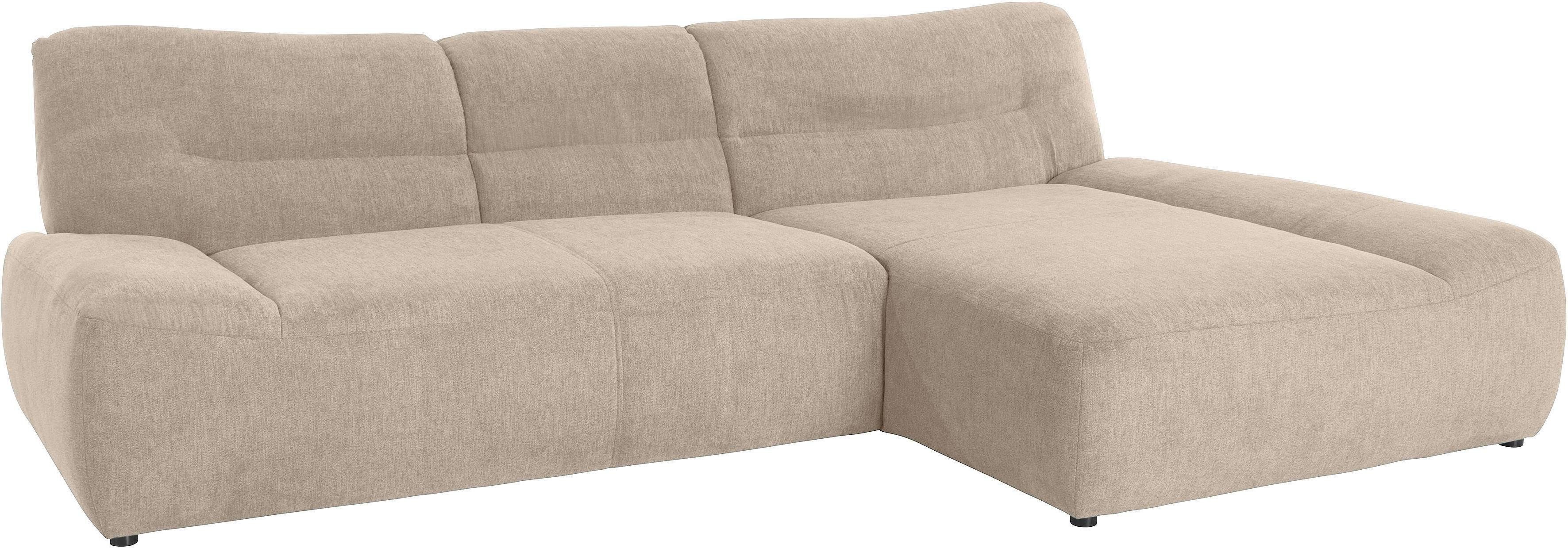 DOMO collection Ecksofa "Cesena moderne Polsterecke mit flachen Armlehnen, günstig online kaufen