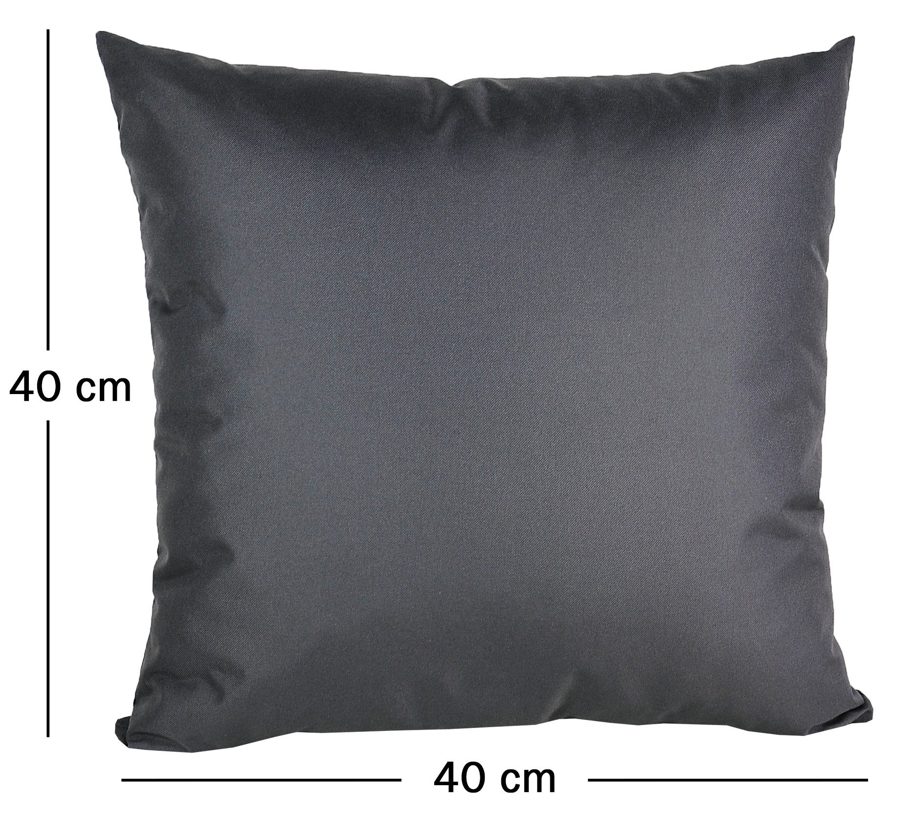 JACK Kissenbezüge 2er Set 40x40cm Outdoor Wasserfest, (2 Stück), 2x Kissenhülle, strapazierfähig, wasserabweisend, Innen & Außen