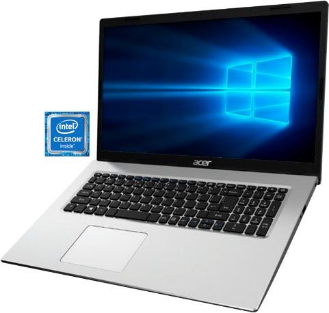 Zoll, (43,94 Celeron N5100, UHD Notebook Acer Intel A317-33-C4PK cm/17,3 Graphics,