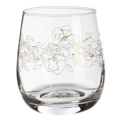 Depot Glas »Trinkglas Fiori«, 100% Glas, aus Glas, Fassungsvermögen: 300 Milliliter