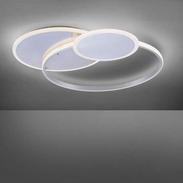 Paul Neuhaus LED Deckenleuchte LED Deckenleuchte Emilio in Weiß 50W 5600lm, keine Angabe, Leuchtmittel enthalten: Ja, fest verbaut, LED, warmweiss, Deckenlampe, Deckenbeleuchtung, Deckenlicht