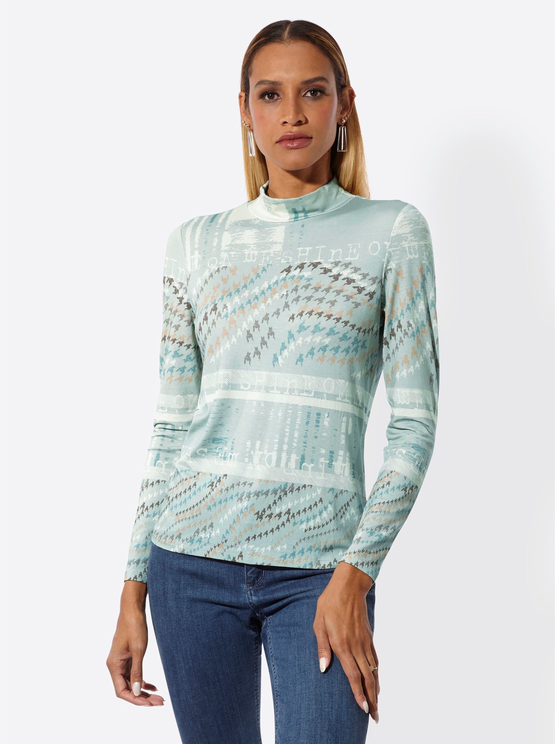 creation L T-Shirt Druck-Shirt Langarm