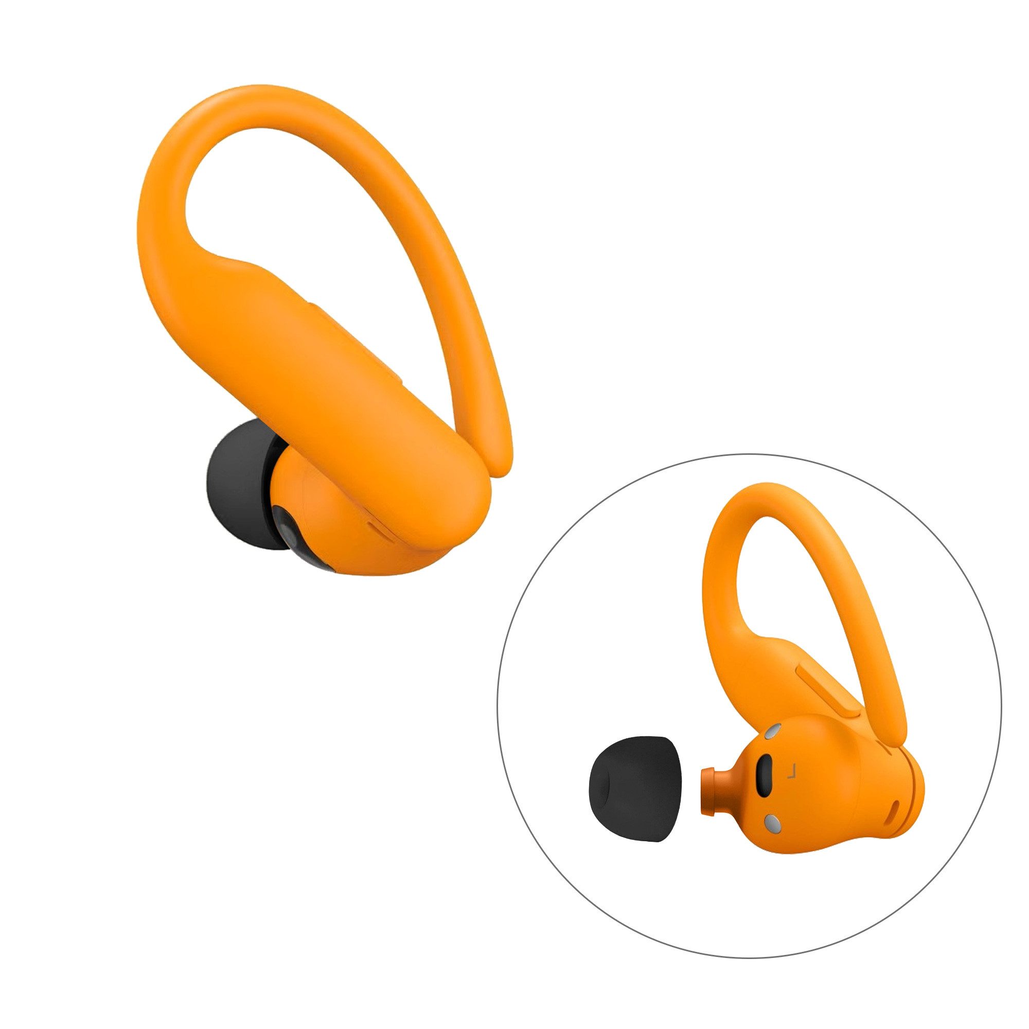 kwmobile Kopfhörer-Schutzhülle 8x Ersatzpolster für Beats Powerbeats Pro 2, 4 Größen - Silikon Ersatz Ohrstöpsel für Beats In-Ear Headphones