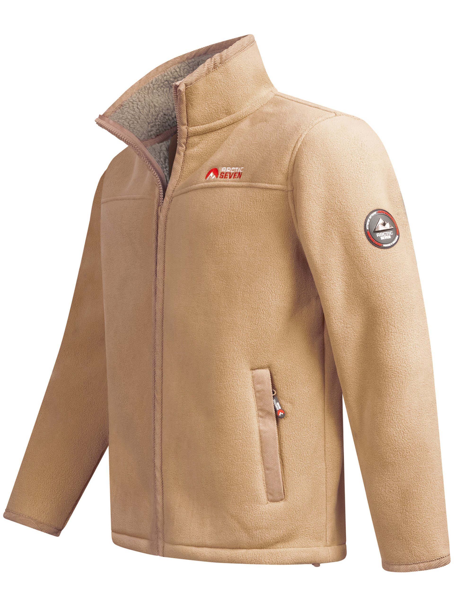 Arctic Seven Fleecejacke ASZeroo mit hoch schließendem Stehkragen – Bild 4 von 5