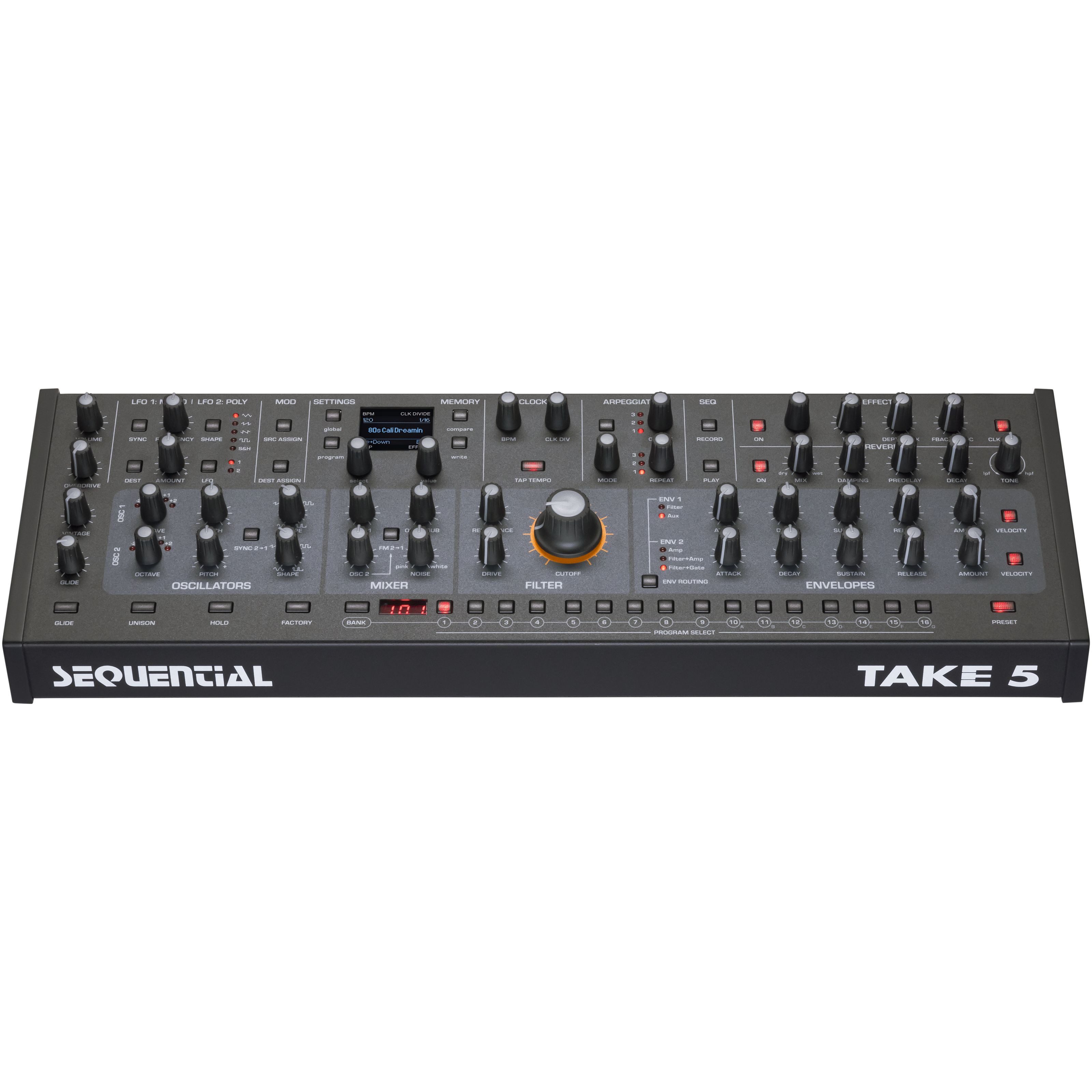 Sequential Synthesizer (Synthesizer, Analog Synthesizer), Take 5 Desktop - Synthesizer
