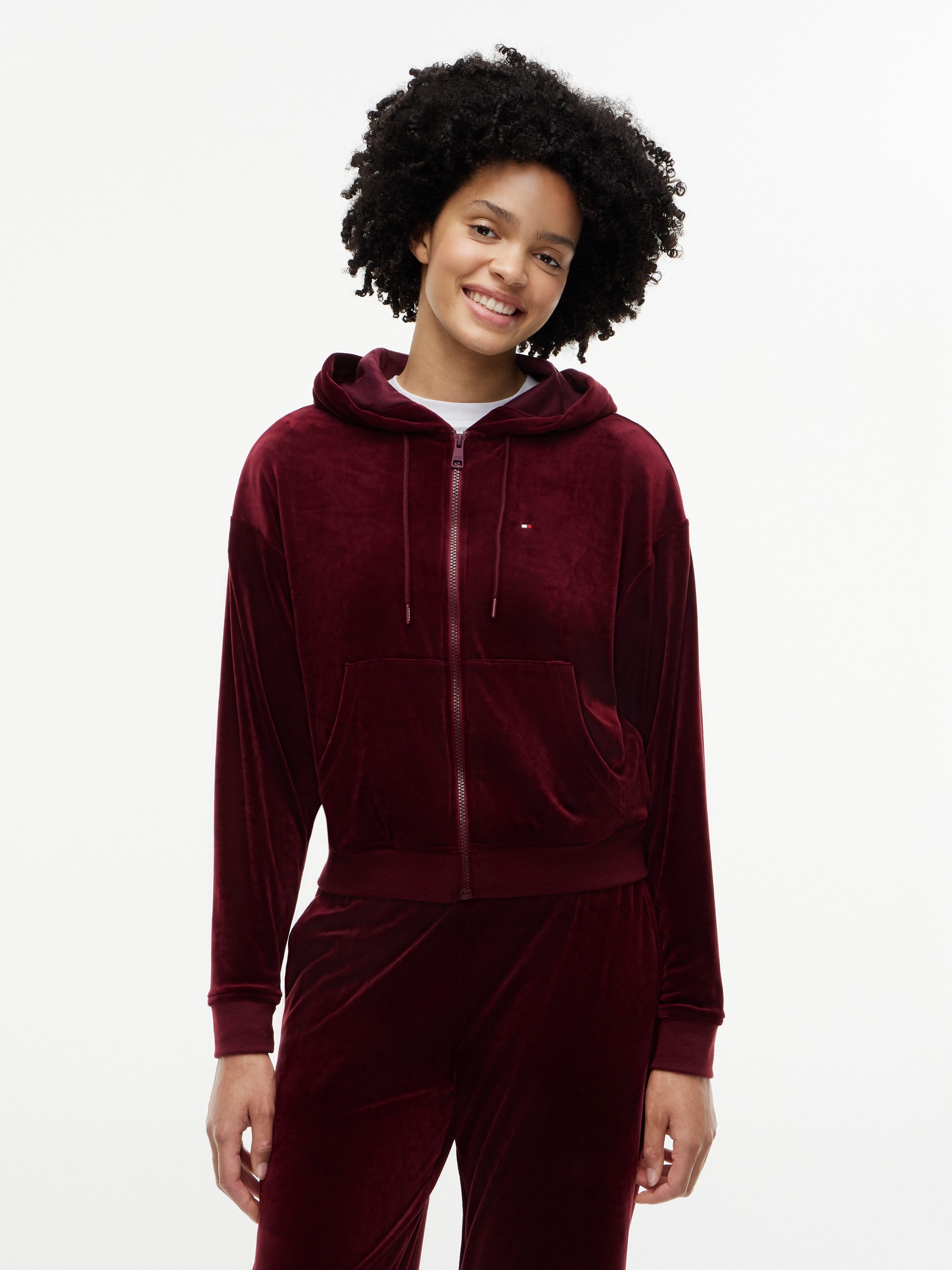 Tommy Hilfiger Kapuzensweatjacke RWB TIPPING TRACK