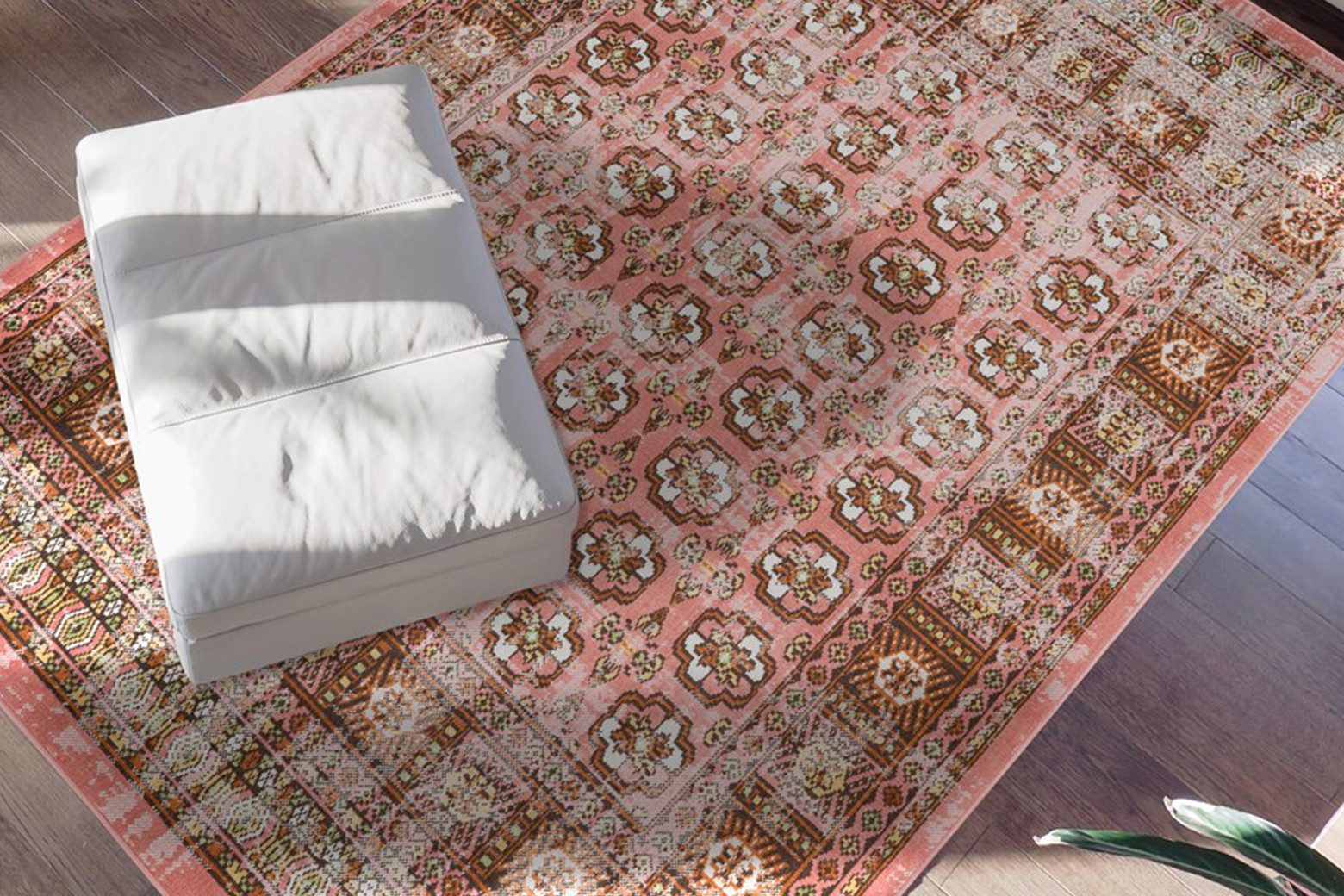 me gusta Teppich Ariya 625, rechteckig, Höhe: 6 mm, Flachflor, gekettelt, Wohnzimmer