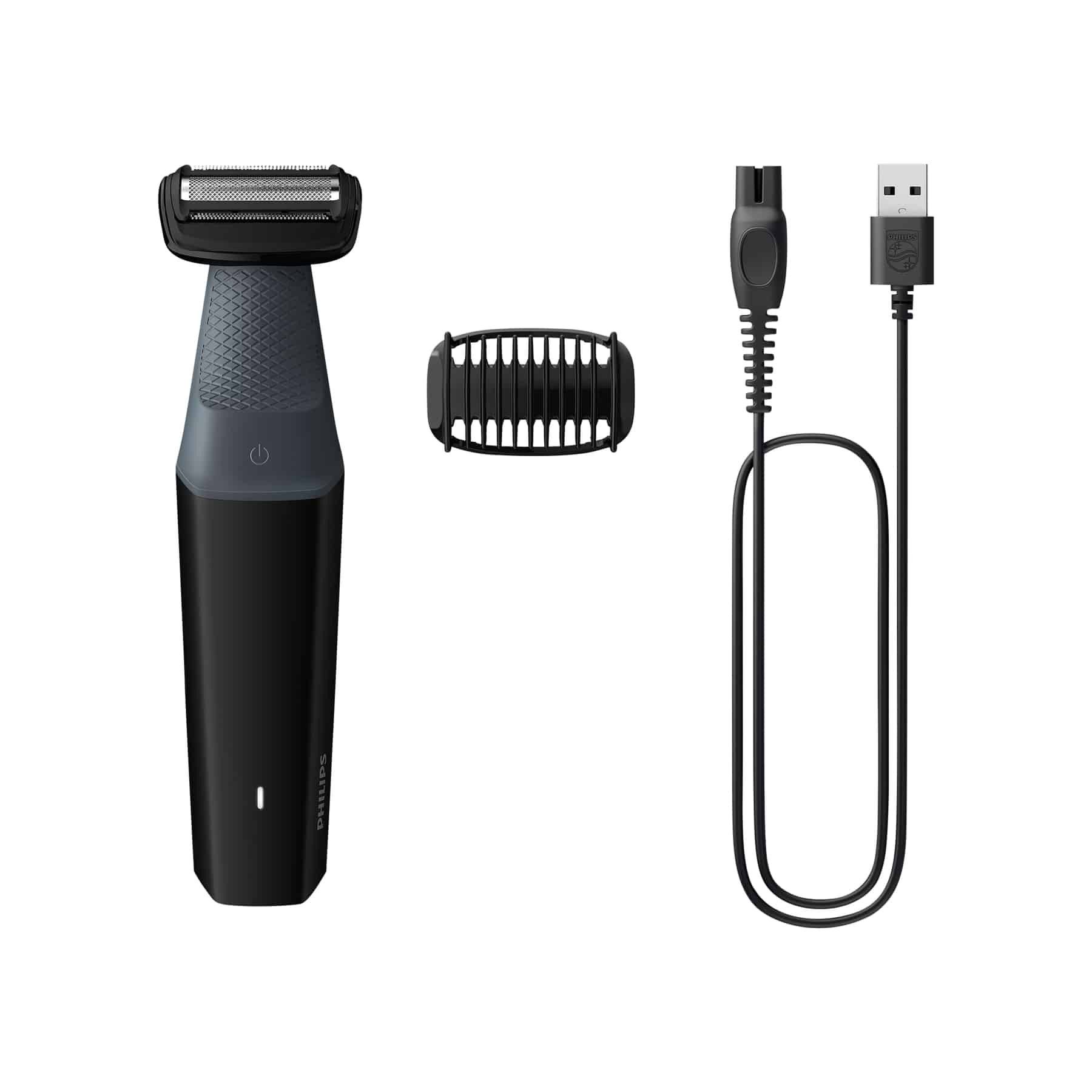 Philips Körper- und Bikinitrimmer PHILIPS Trimmer Bodygroom series 3000, Körper und Intimbereich