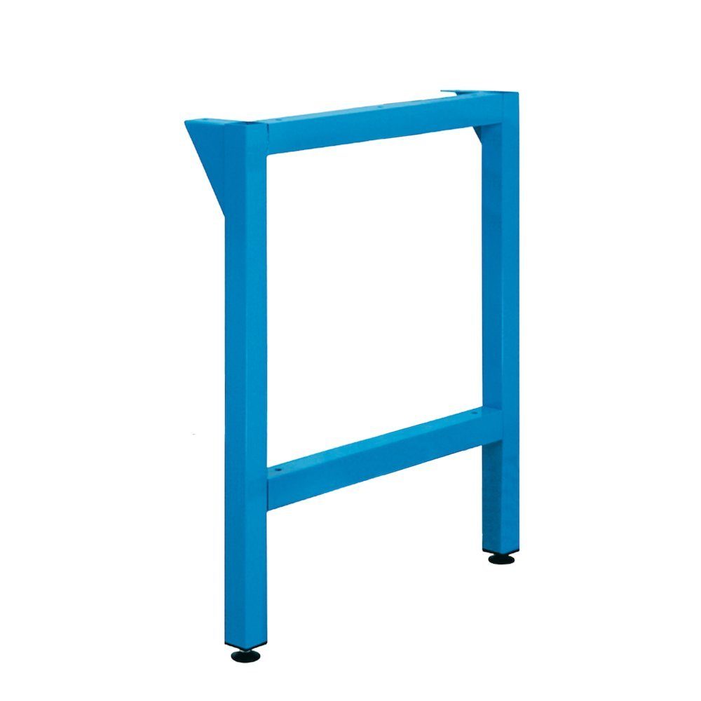 PROREGAL® Werkbank Stabiler Vierkantrohr-Fuß für Werkbank Rhino, Versch. Größen/Farben Lichtblau